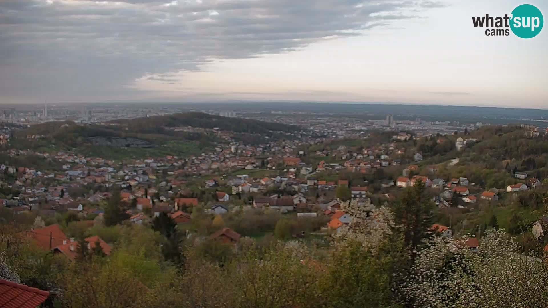 Panoramic view of Zagreb