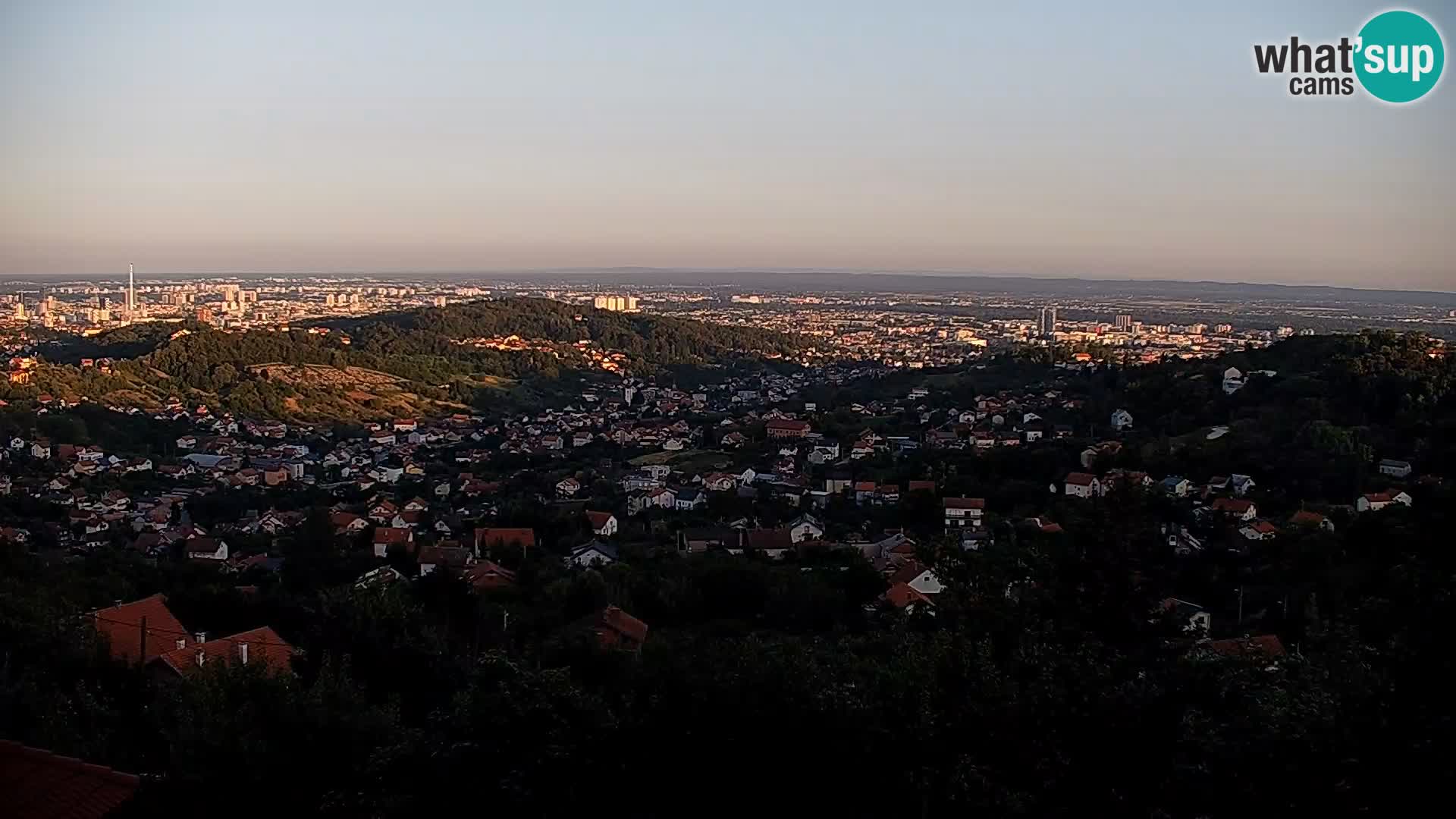 Panoramablick von Zagreb
