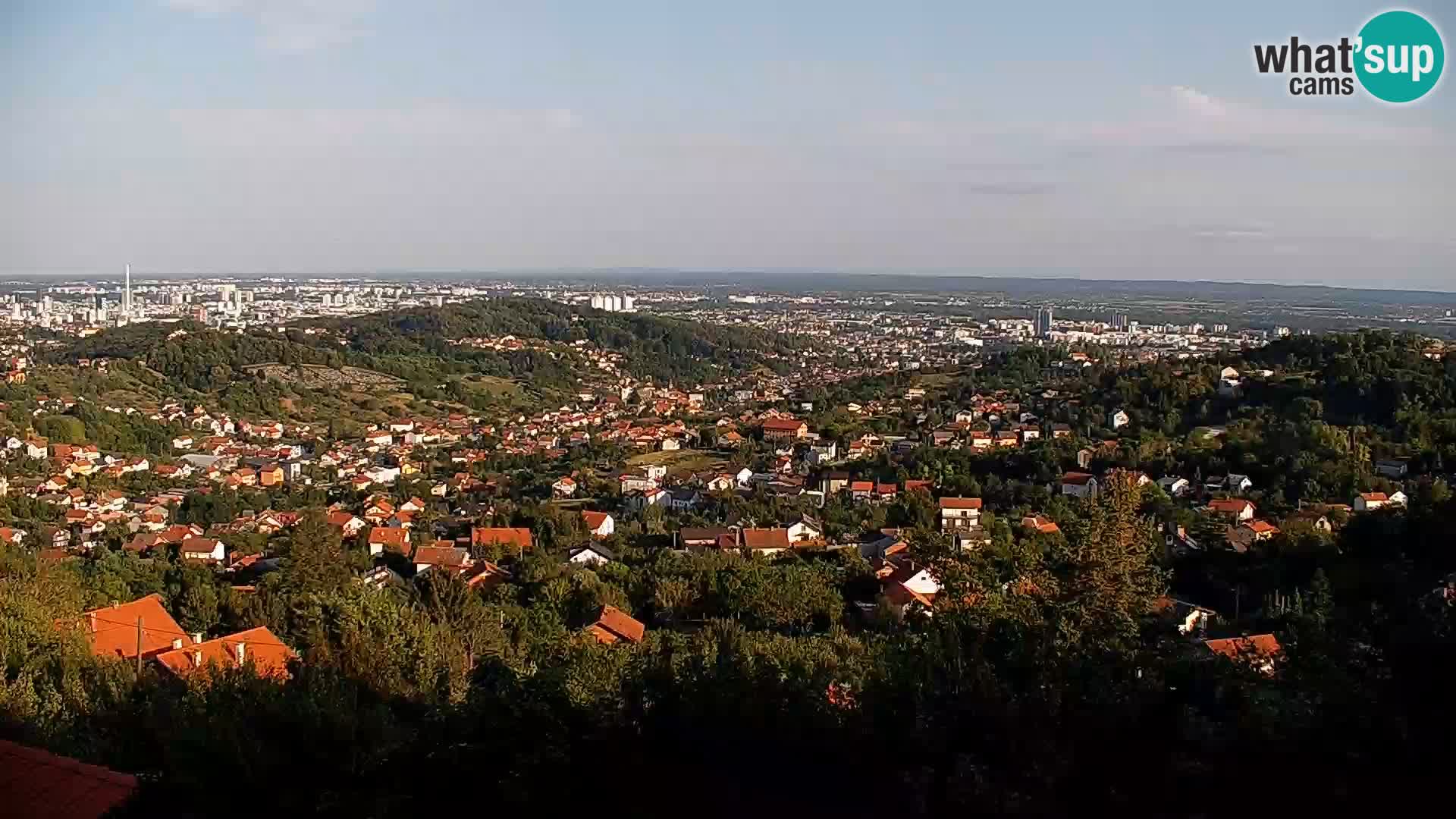 Panoramski pogled na Zagreb