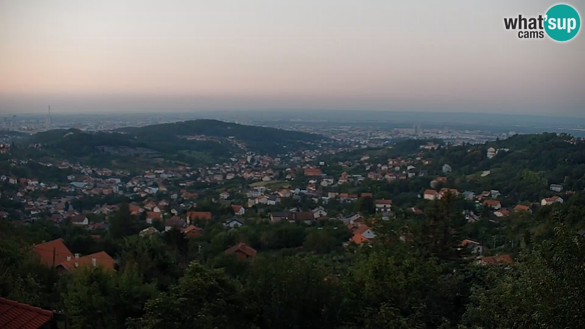 Panoramic view of Zagreb