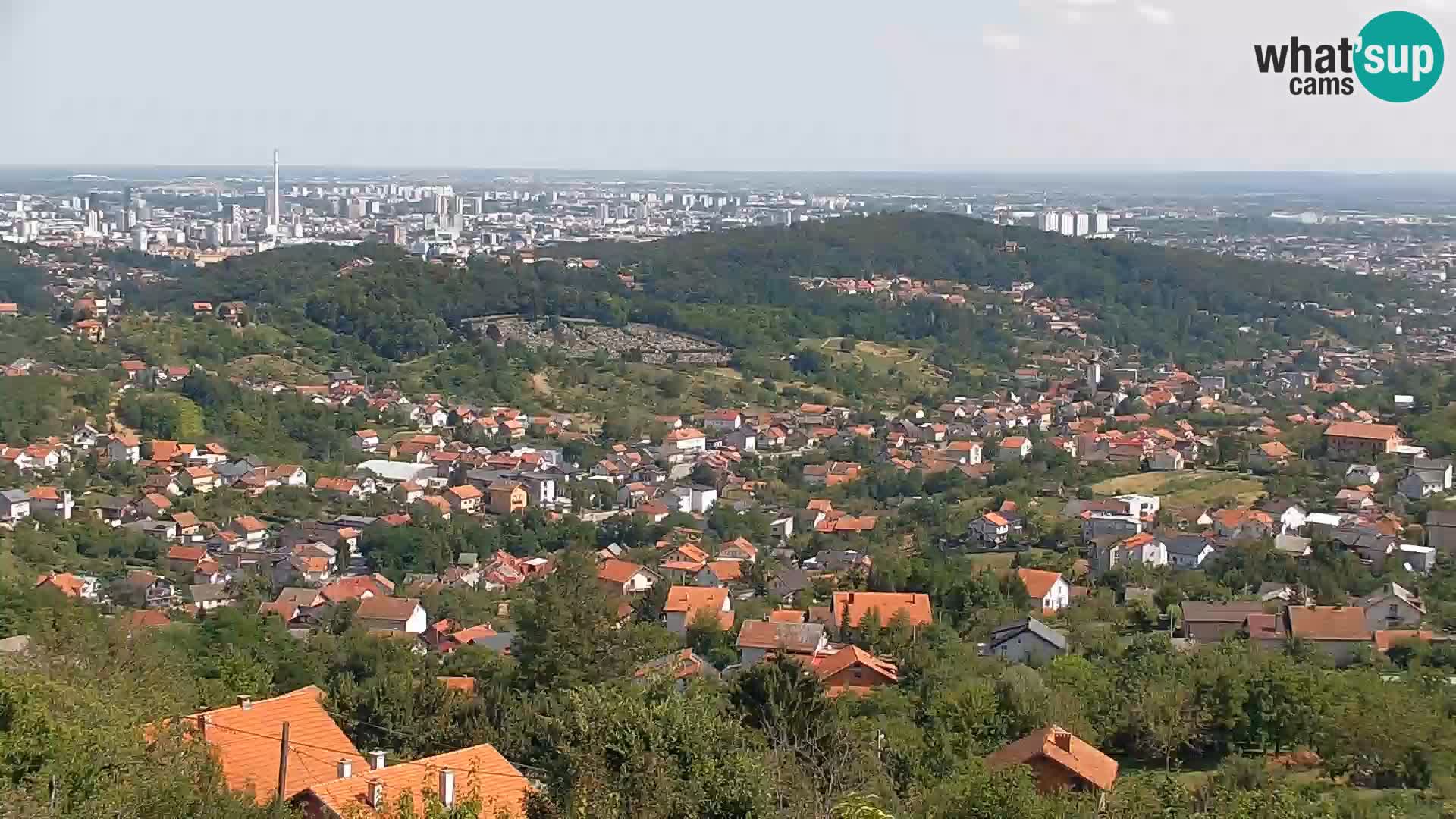 Vue panoramique de Zagreb