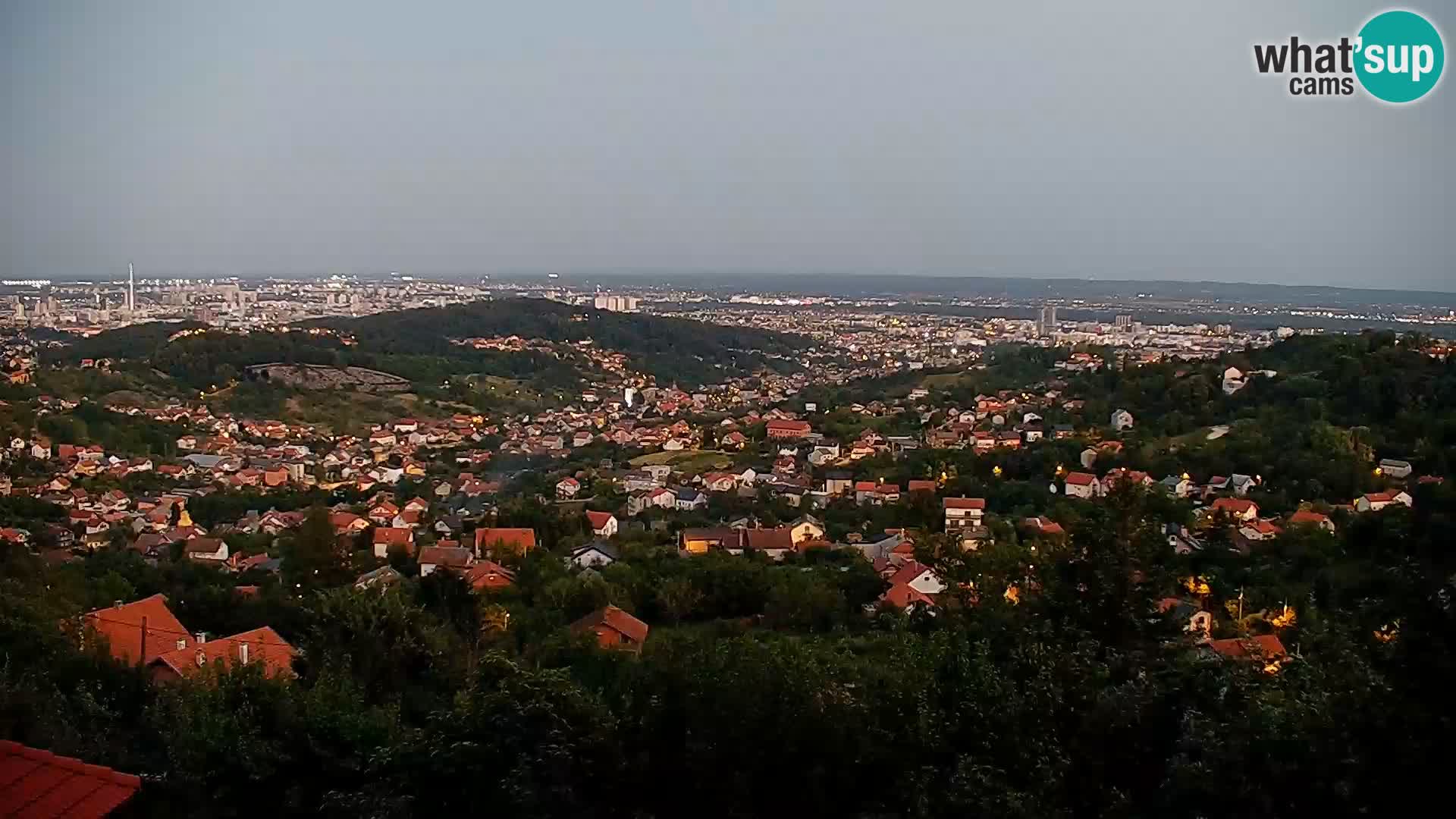 Vista panorámica de Zagreb