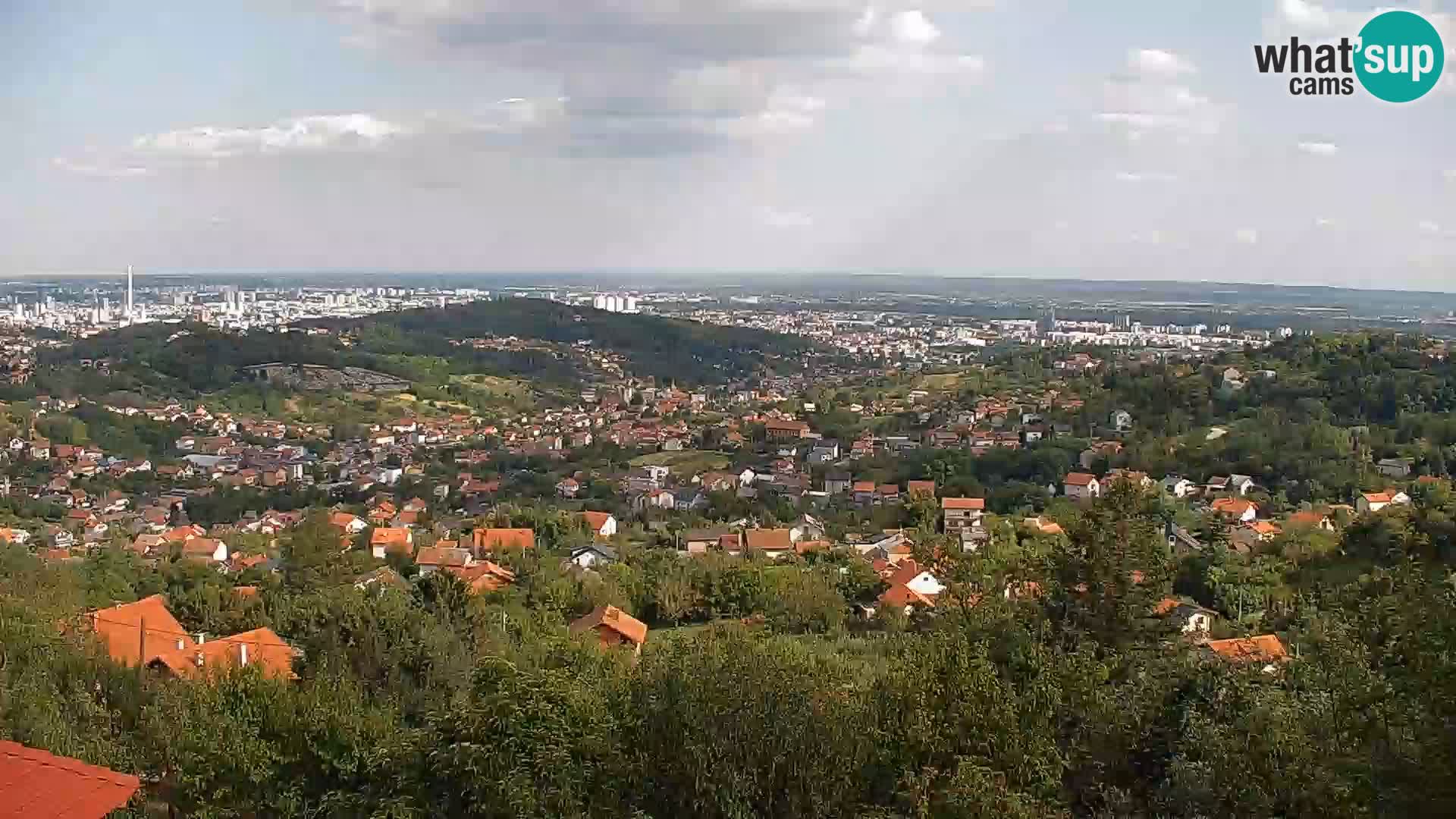 Panoramski pogled na Zagreb