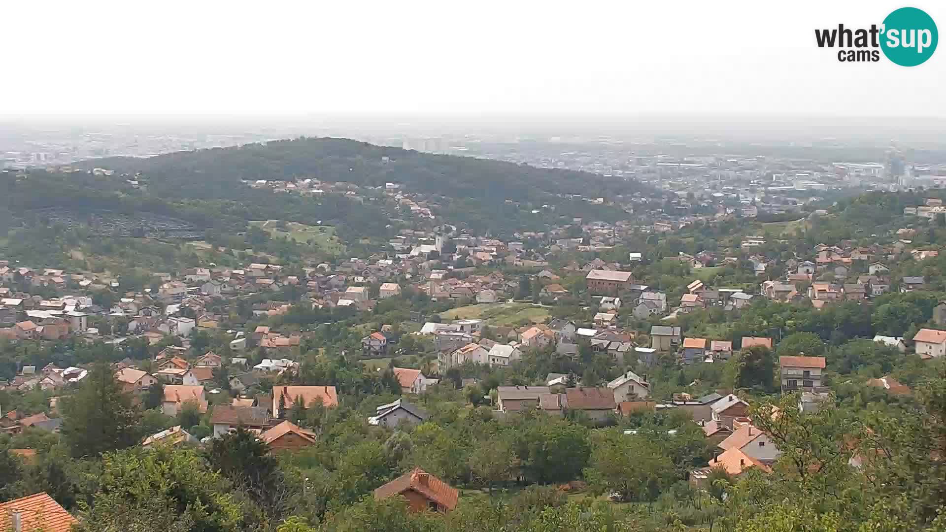 Panoramski pogled na Zagreb
