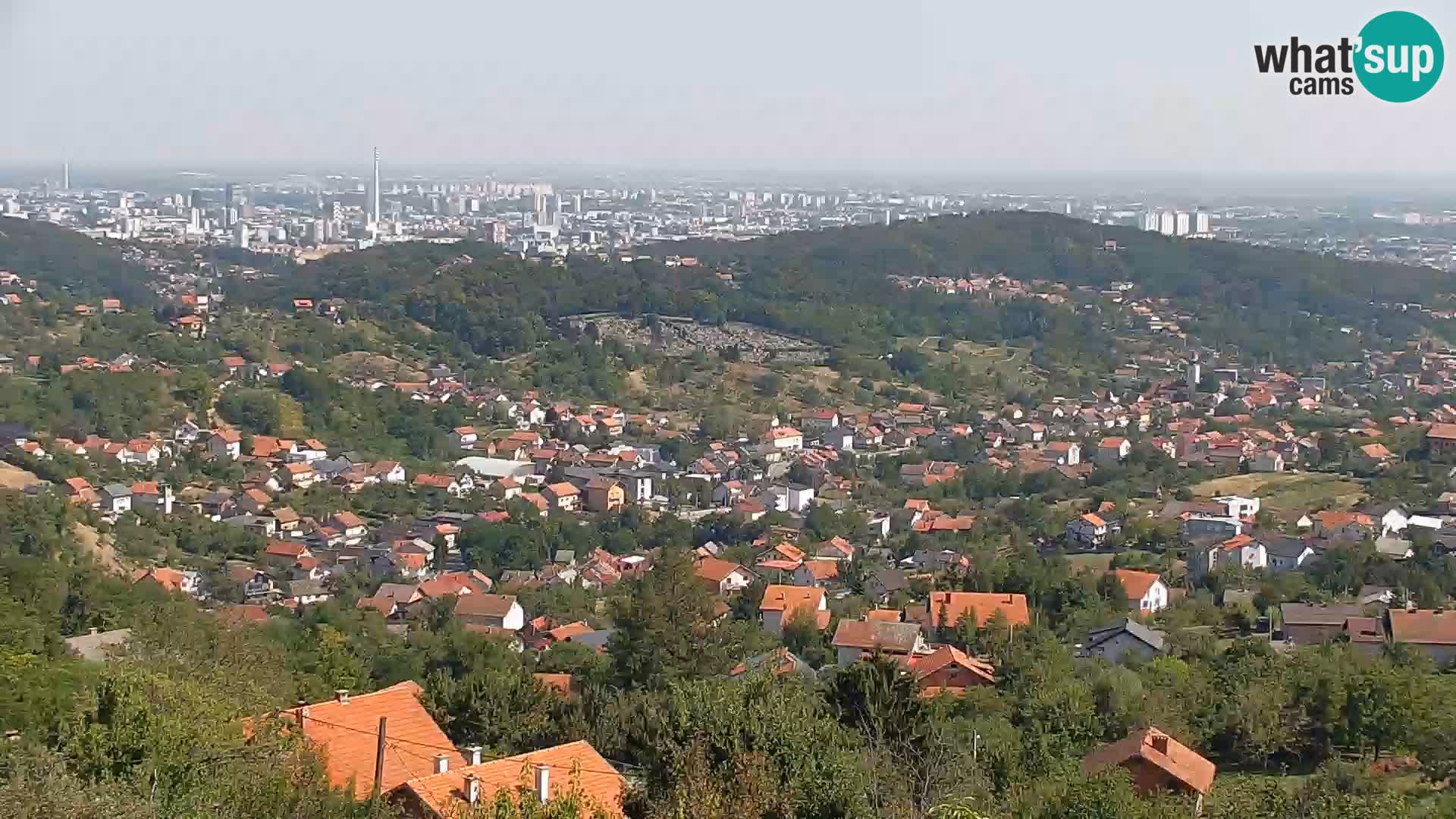 Panoramski pogled na Zagreb