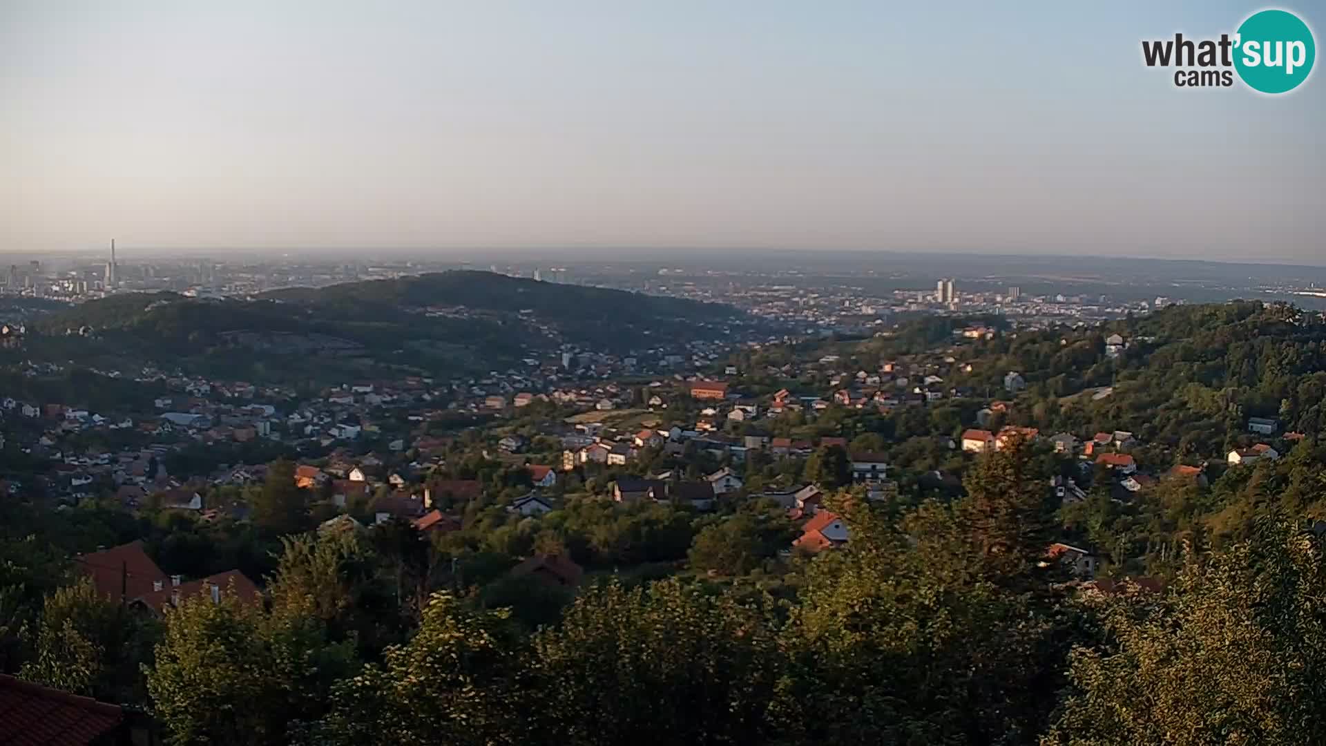 Vista panorámica de Zagreb