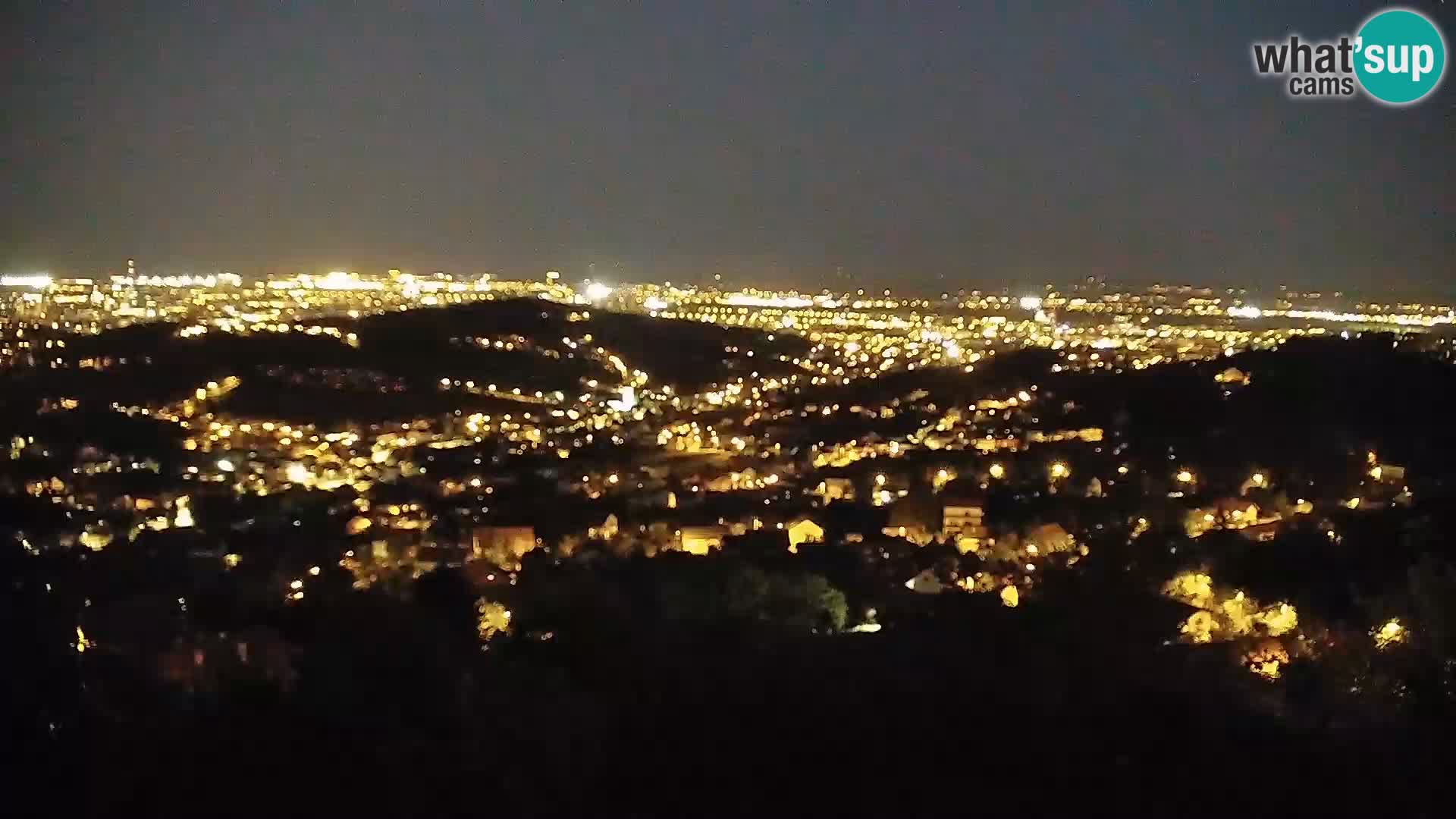 Vista panoramica di Zagabria