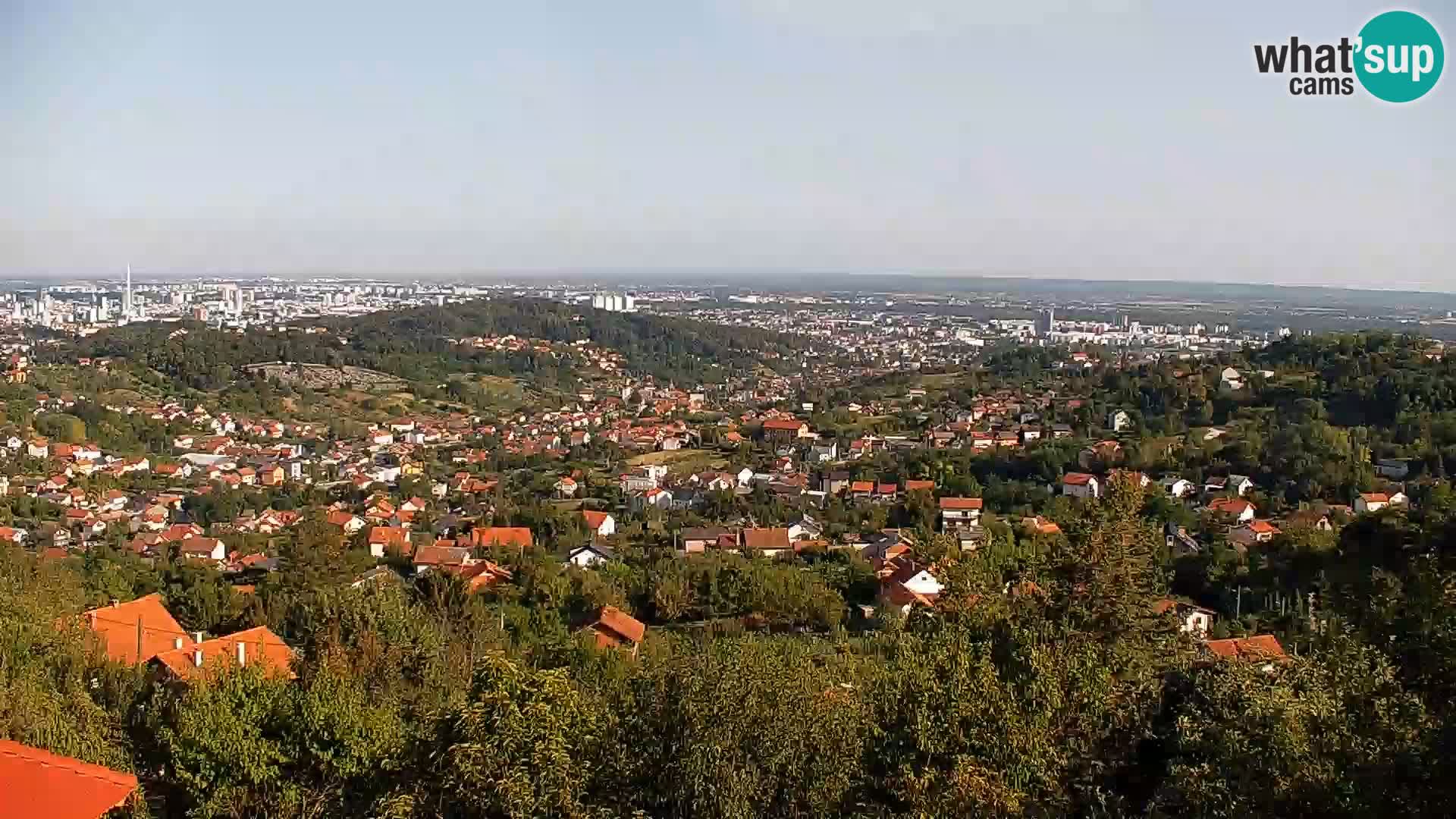 Panoramic view of Zagreb