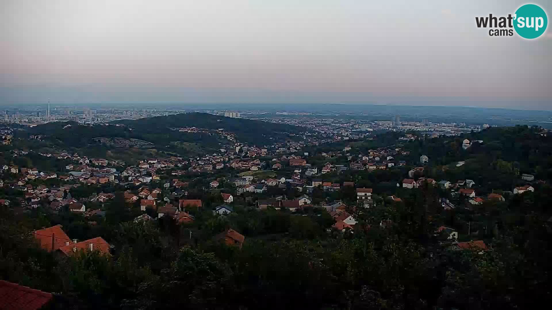 Panoramic view of Zagreb