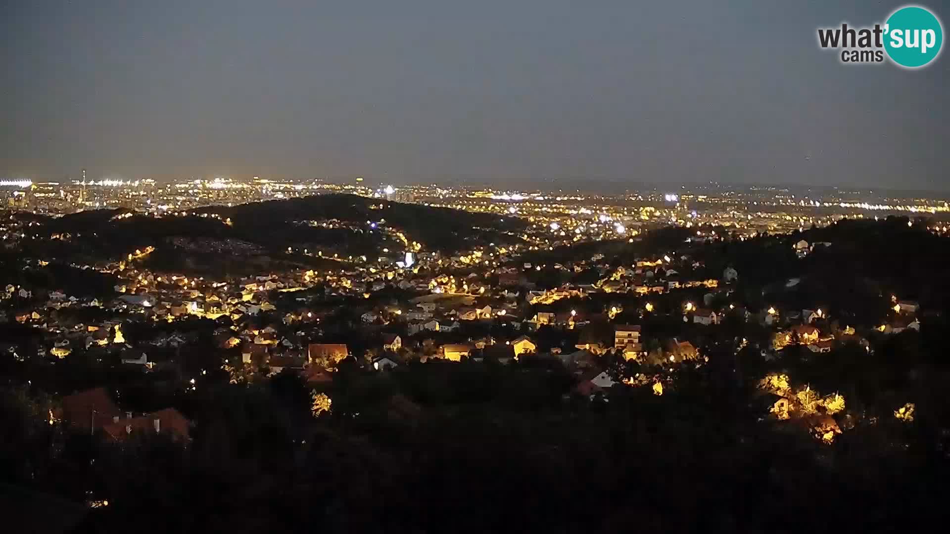 Panoramic view of Zagreb