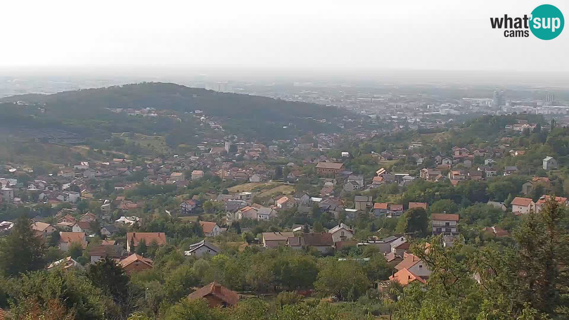 Panoramski pogled na Zagreb