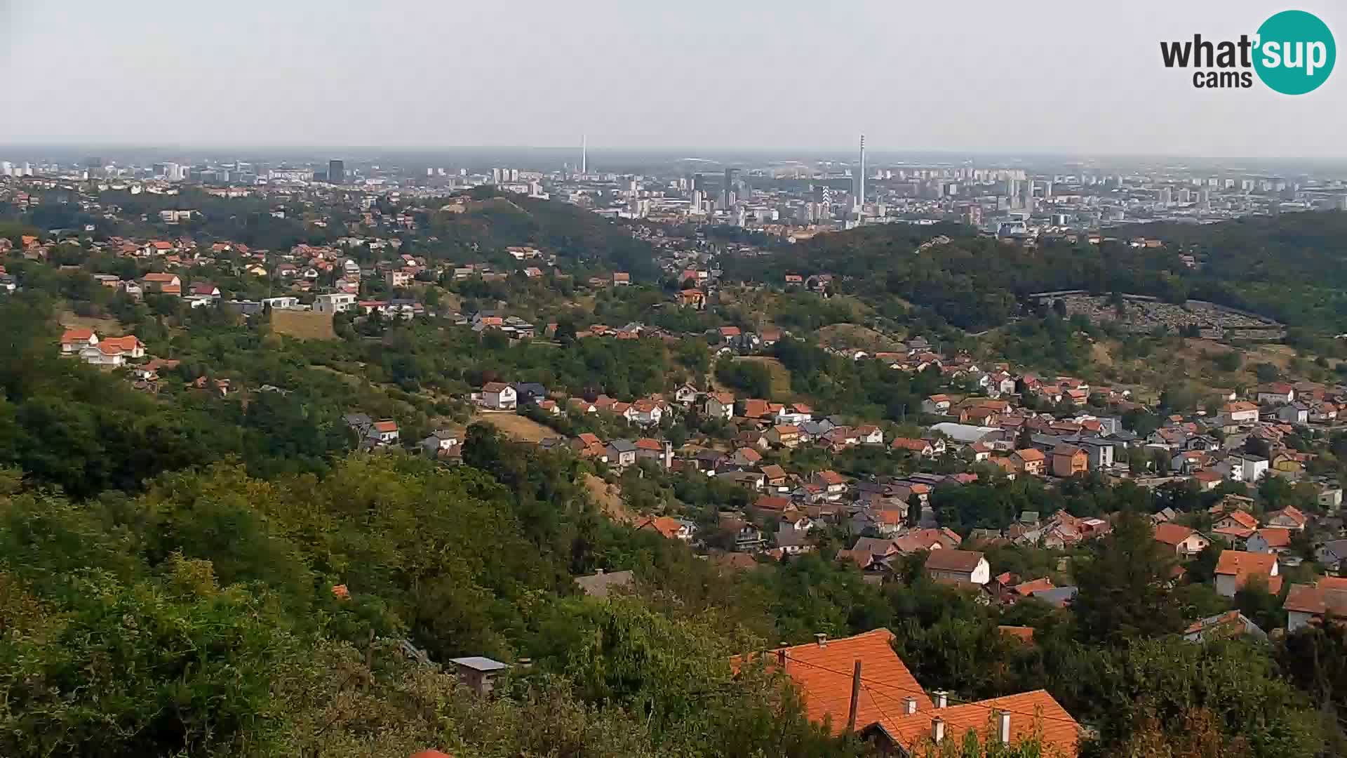 Panoramski pogled na Zagreb
