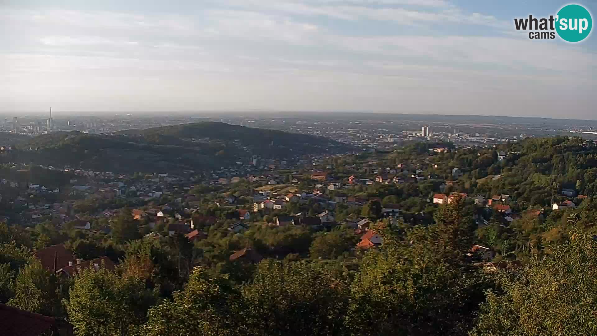 Panoramski pogled na Zagreb
