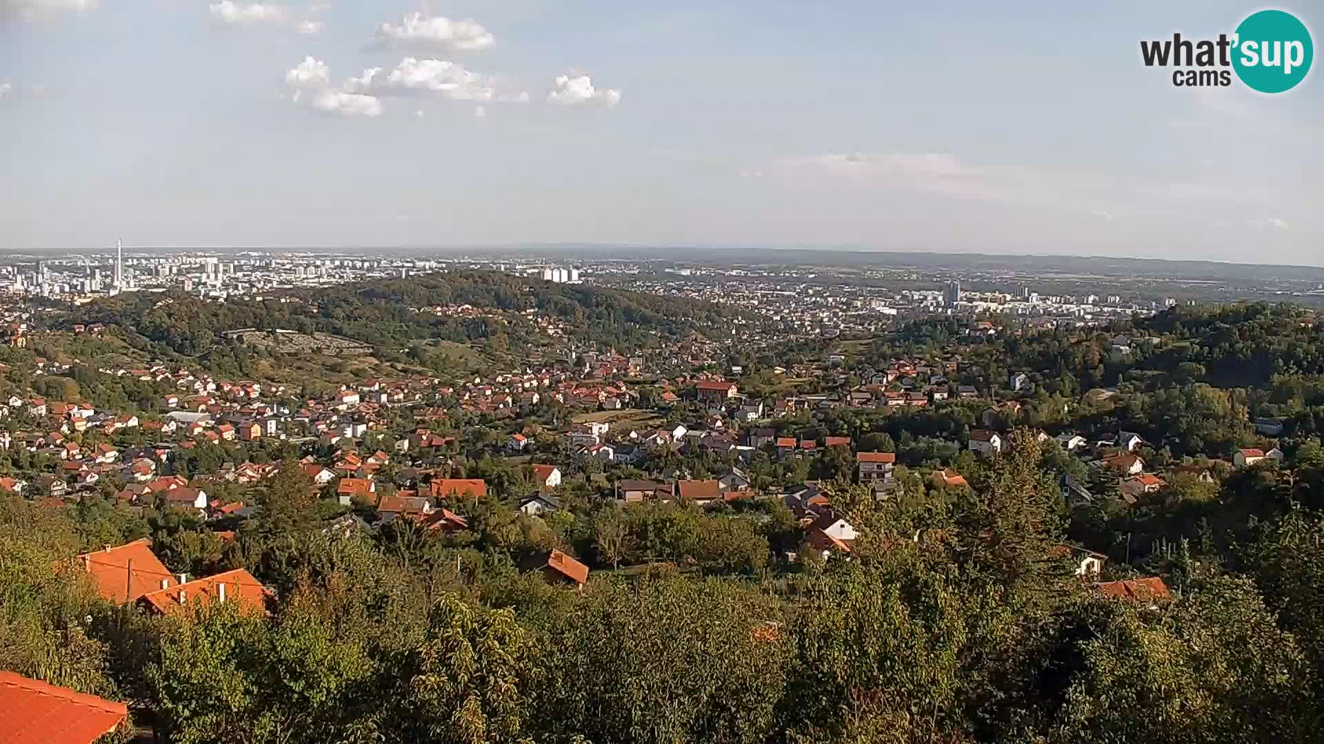 Vue panoramique de Zagreb