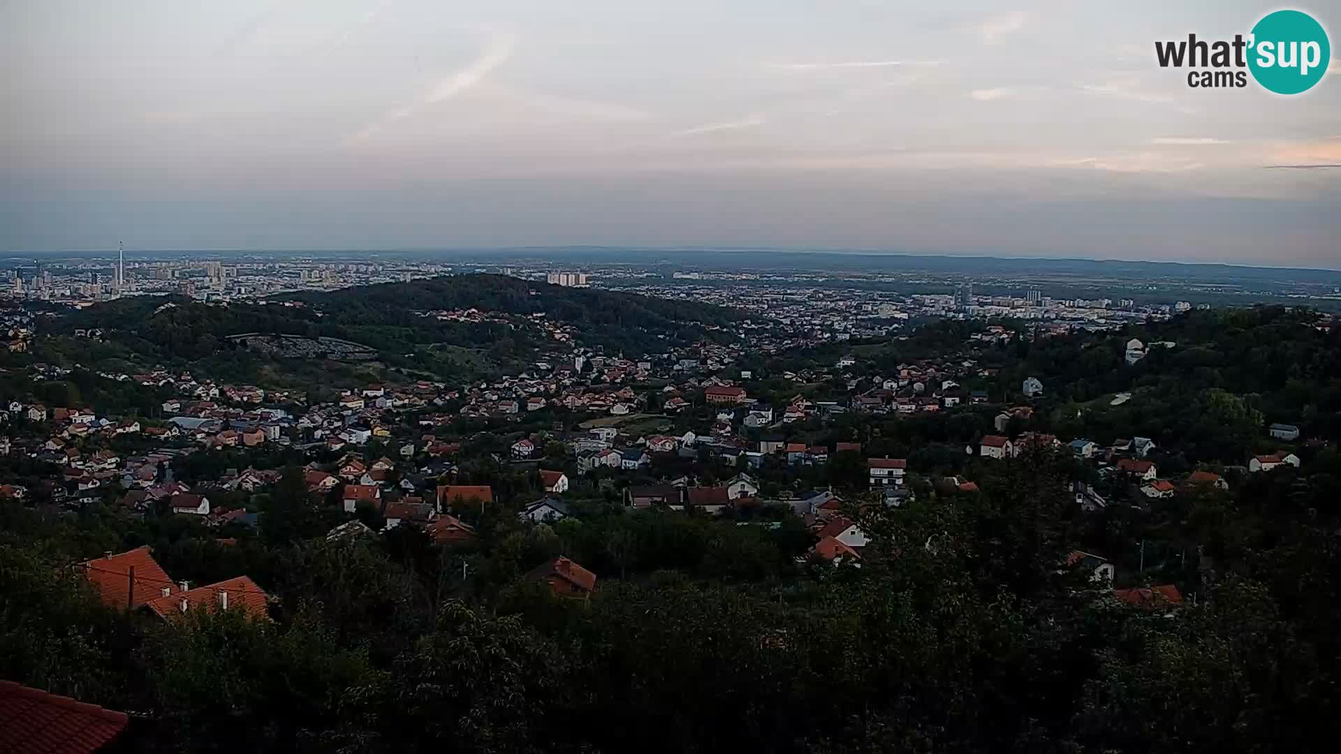 Panoramic view of Zagreb