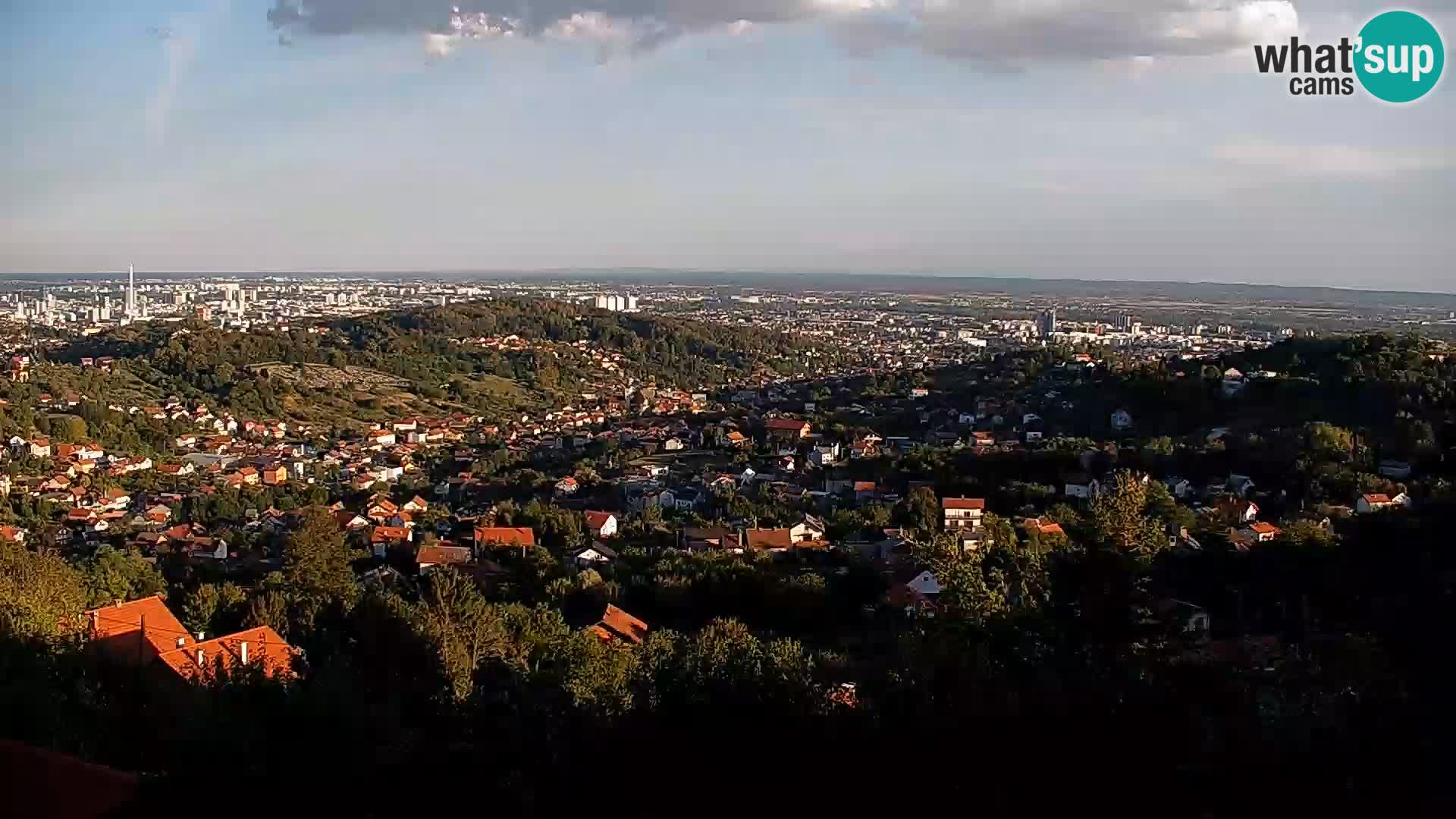 Vue panoramique de Zagreb