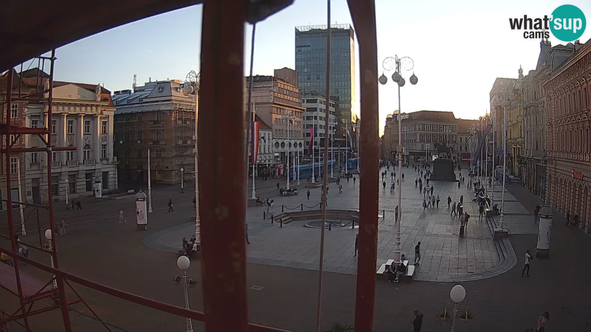 Zagabria Live Webcam piazza Bana Jelačić