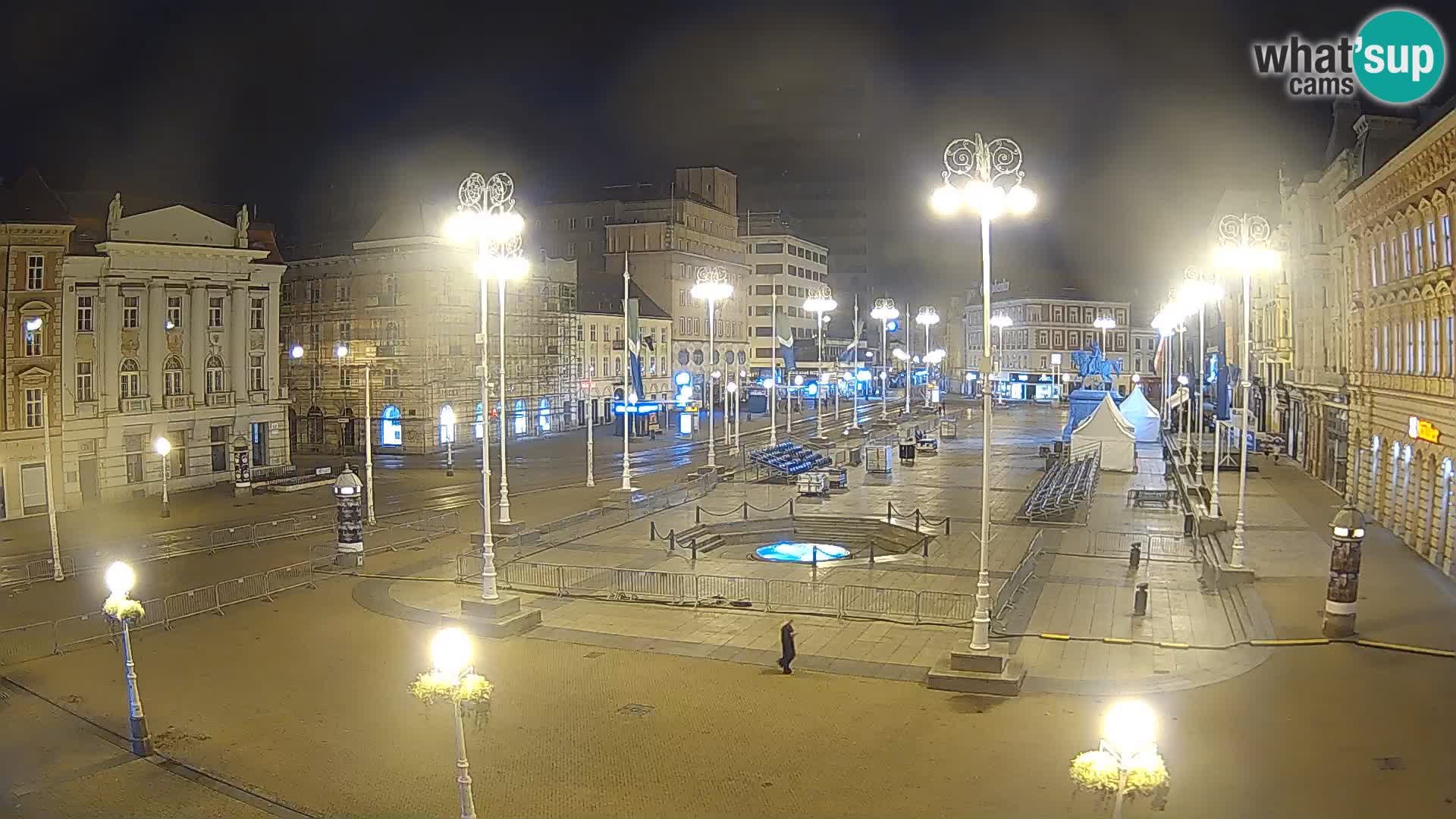 Zagabria Live Webcam piazza Bana Jelačić