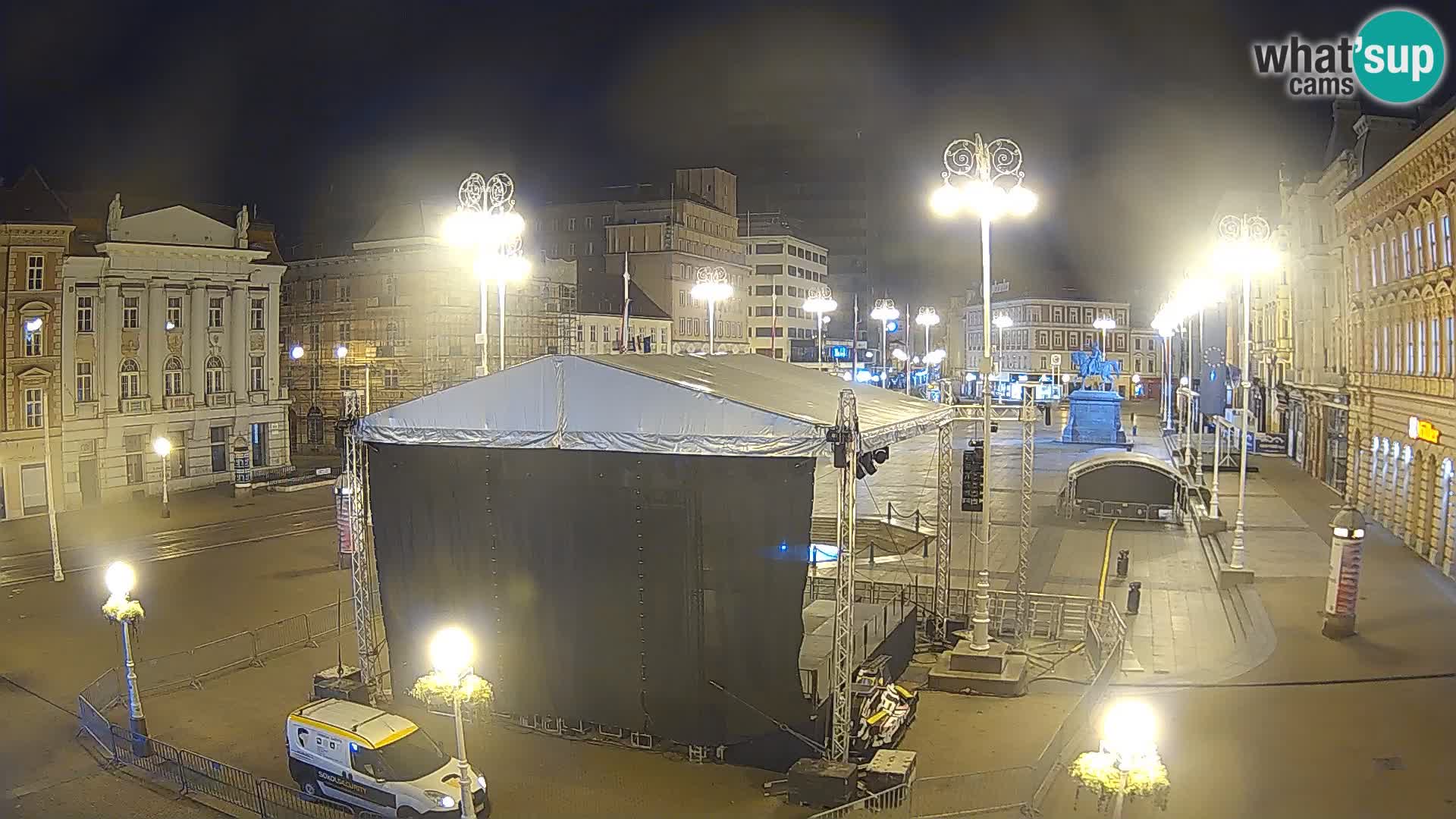 Zagabria Live Webcam piazza Bana Jelačić