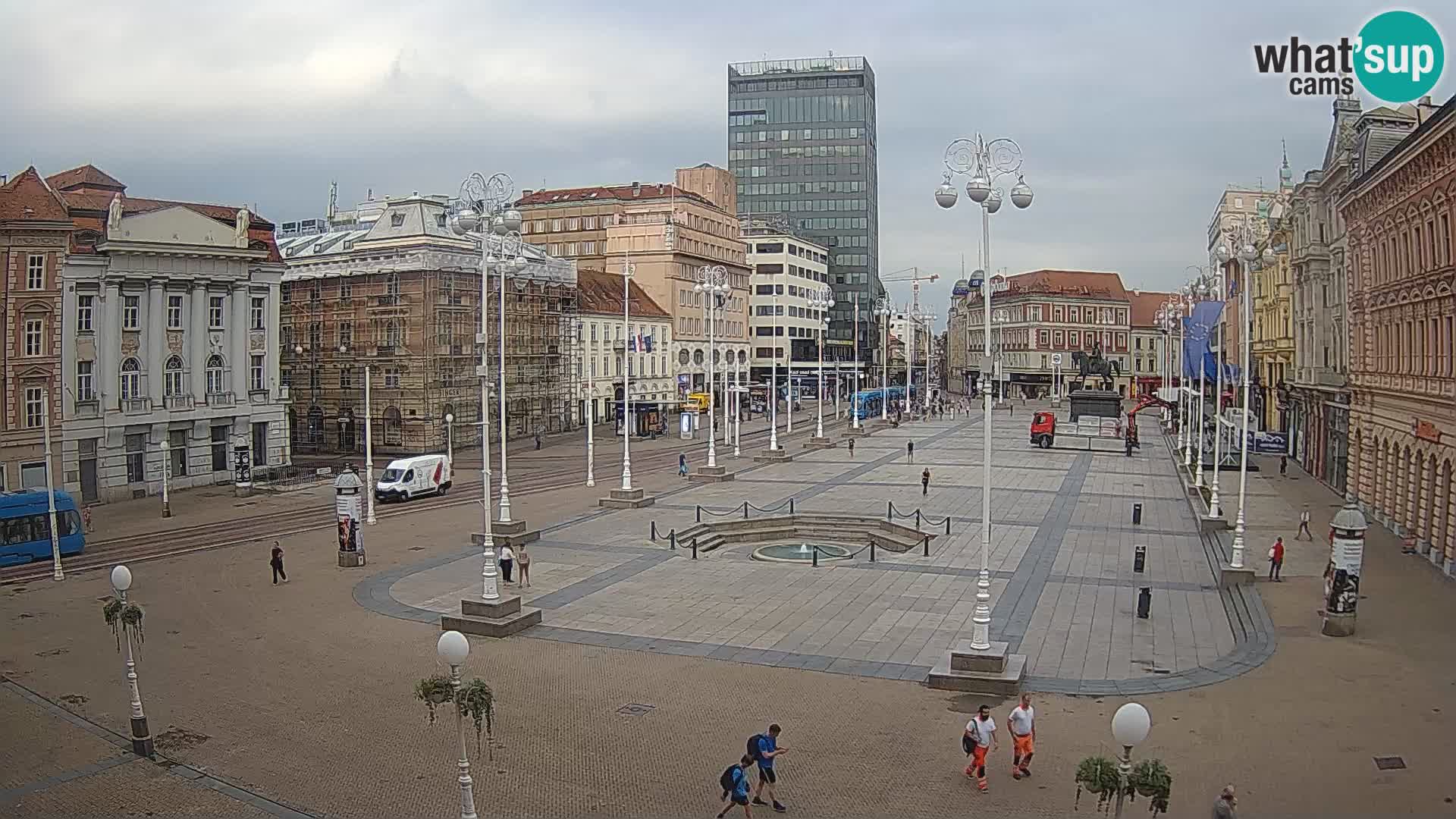 Zagreb Live Webcam Platz Bana Jelačić