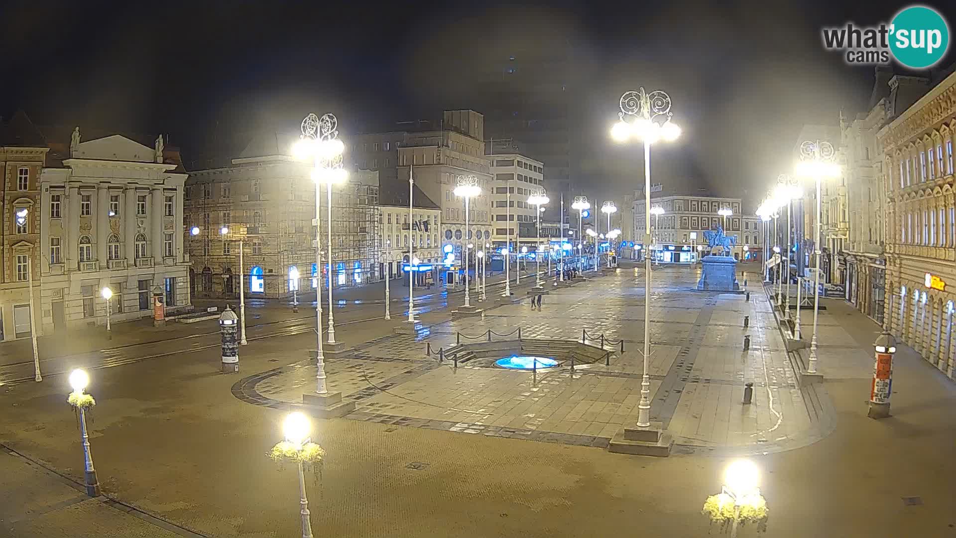 Zagreb camera en vivo plaza Bana Jelačić