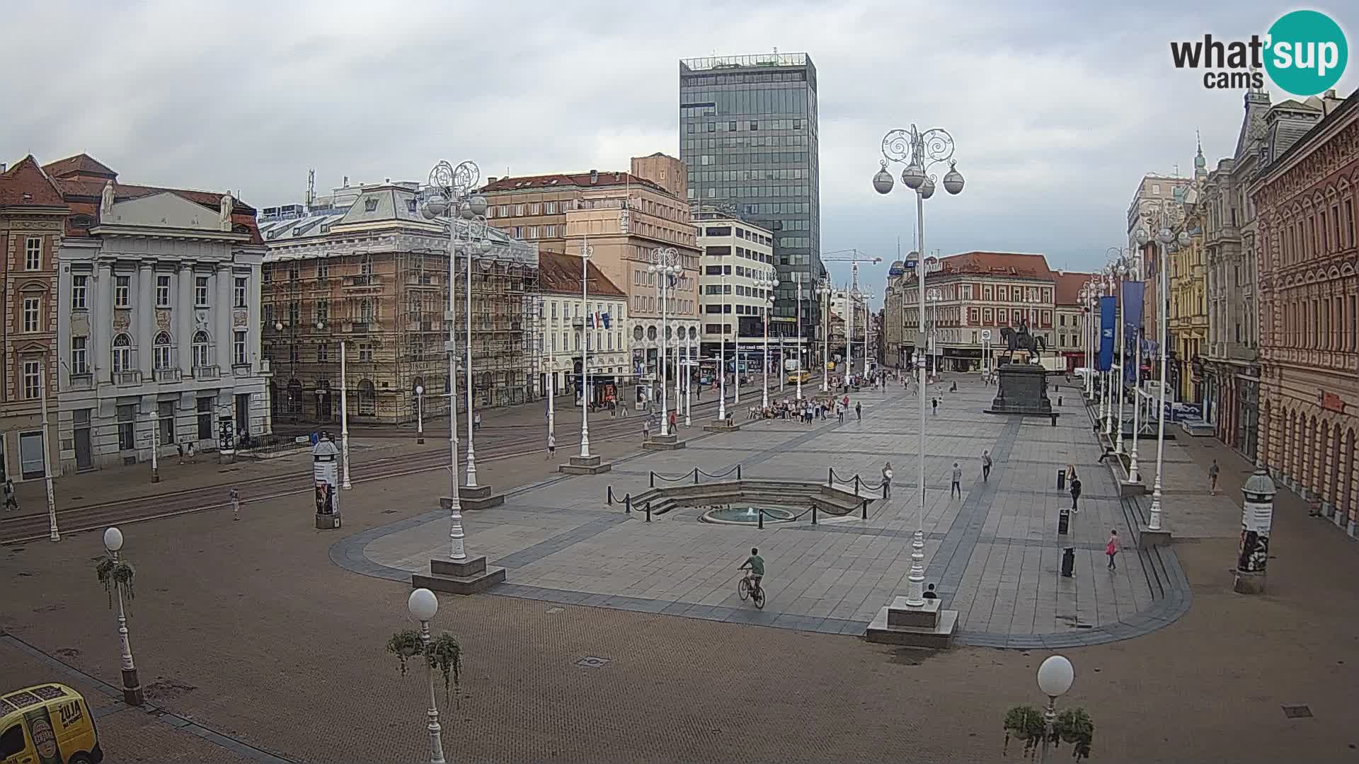 Zagreb Live Webcam Platz Bana Jelačić