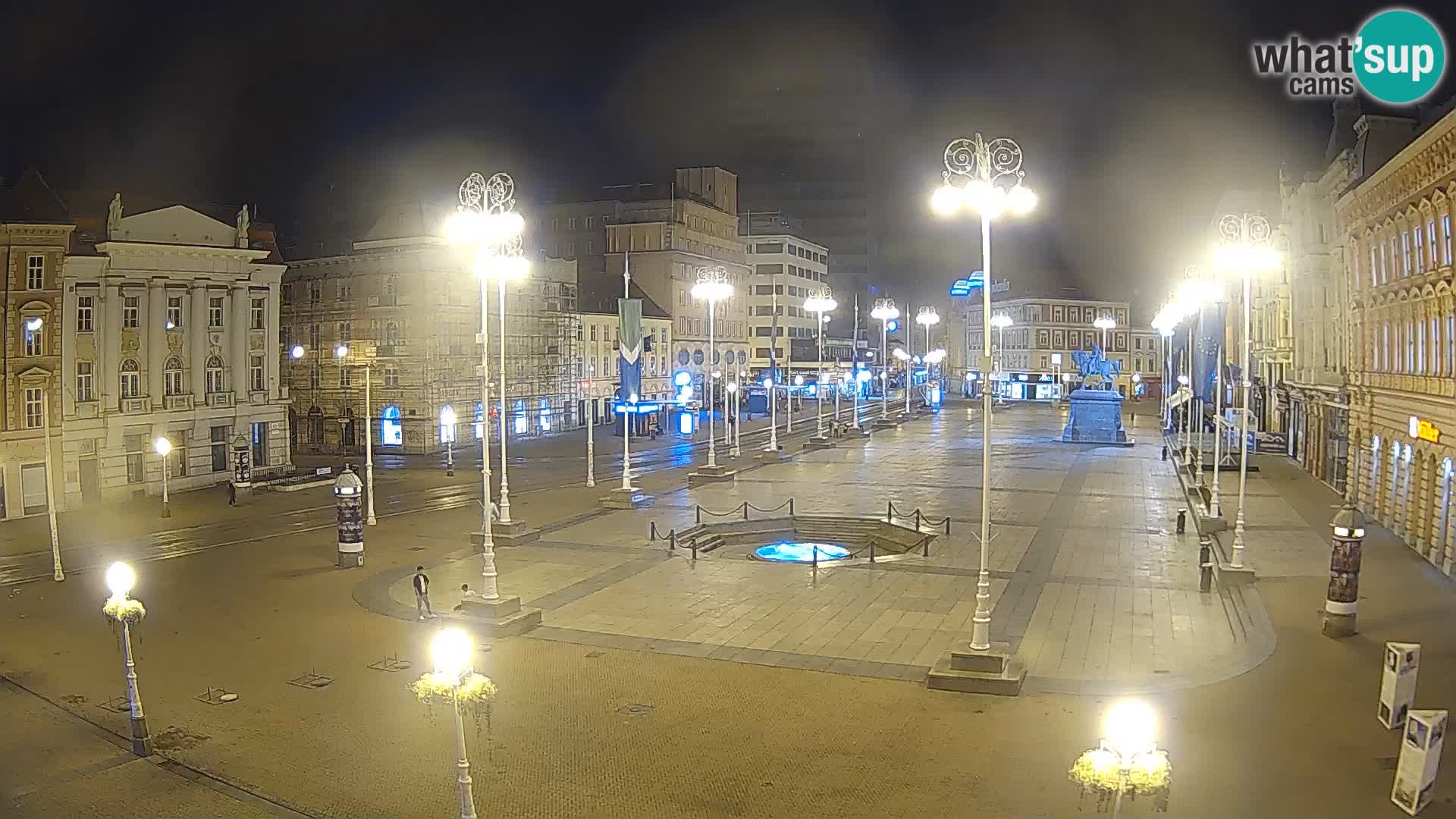 Zagreb Live Webcam Platz Bana Jelačić