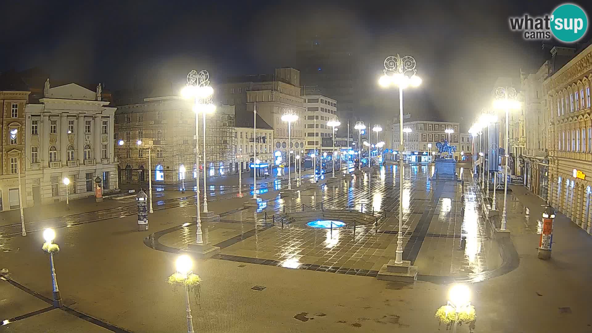 Zagabria Live Webcam piazza Bana Jelačić