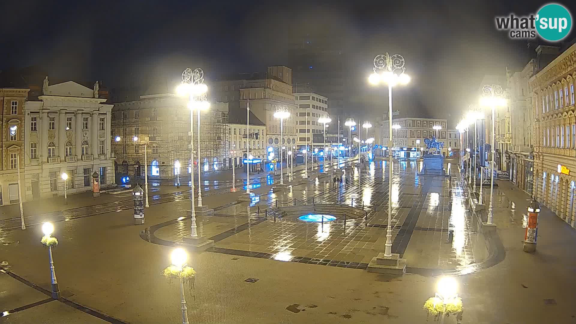 Zagreb camera en vivo plaza Bana Jelačić