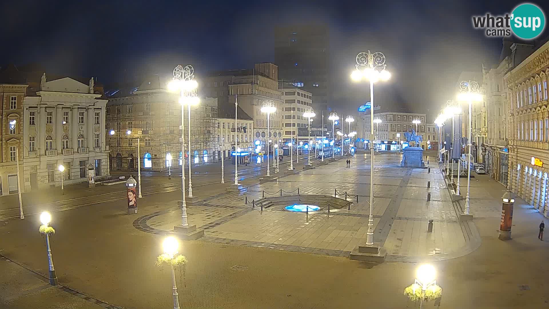 Zagabria Live Webcam piazza Bana Jelačić