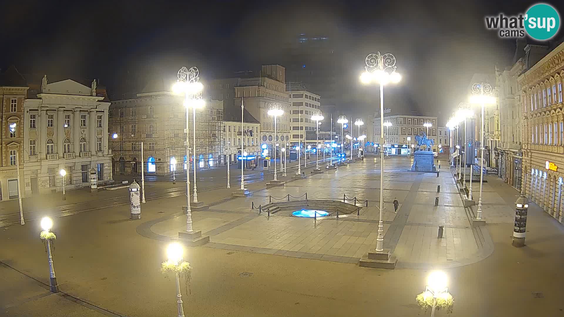 Zagabria Live Webcam piazza Bana Jelačić