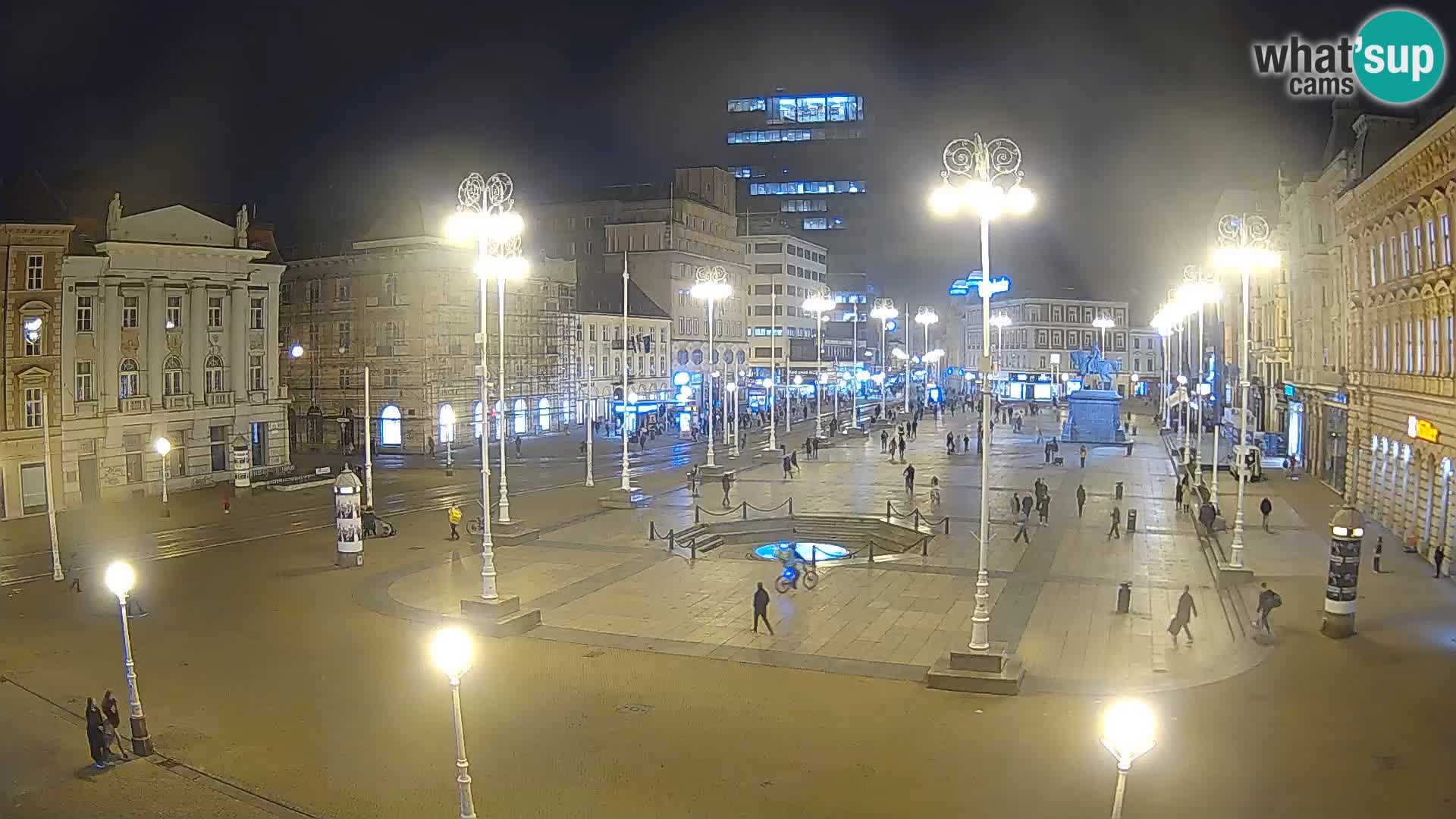 Zagreb Live Webcam Platz Bana Jelačić