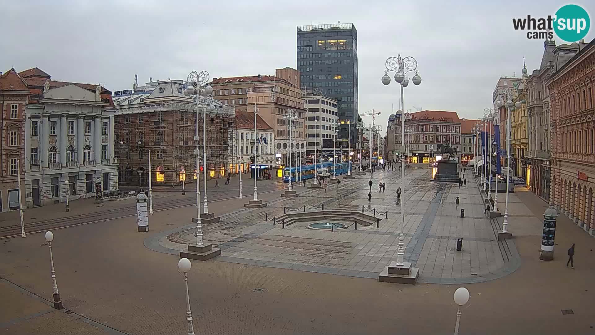 Zagreb camera en vivo plaza Bana Jelačić