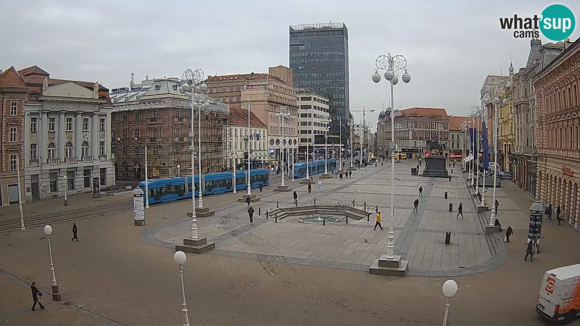 Zagabria Live Webcam piazza Bana Jelačić