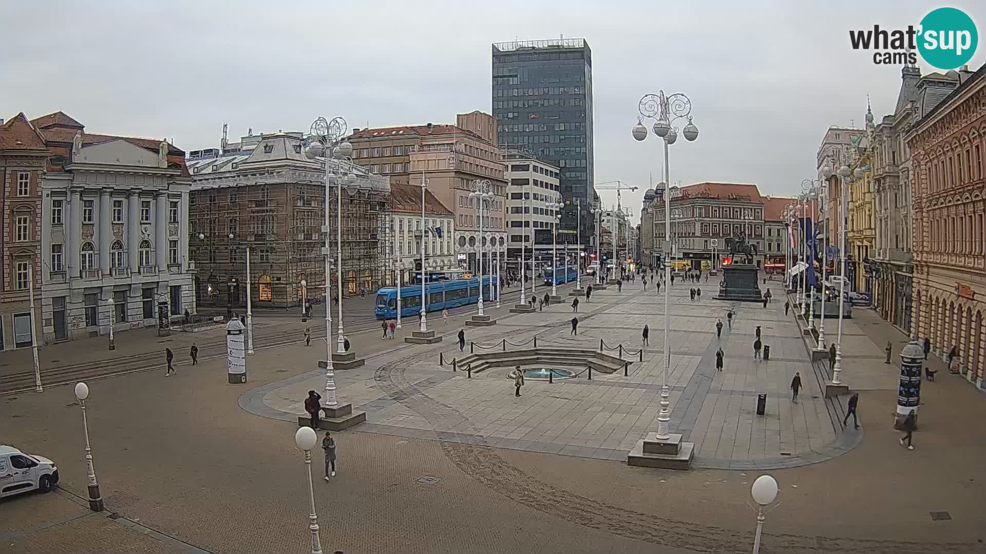 Zagabria Live Webcam piazza Bana Jelačić