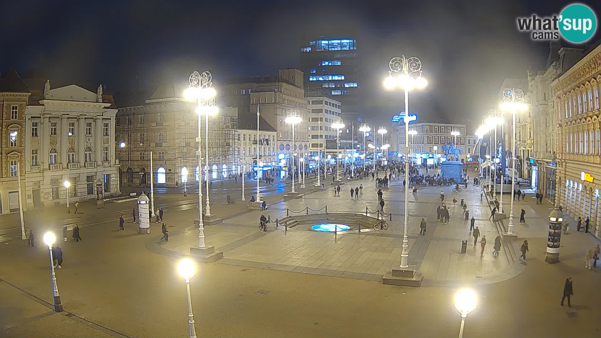 Zagabria Live Webcam piazza Bana Jelačić