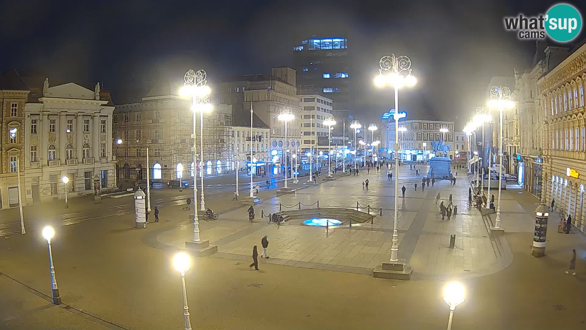 Zagreb camera en vivo plaza Bana Jelačić