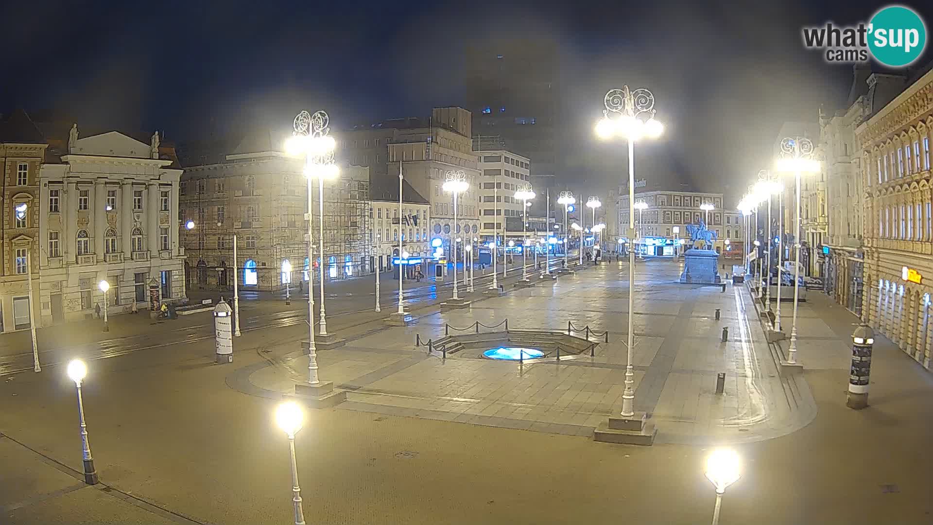 Zagreb camera en vivo plaza Bana Jelačić