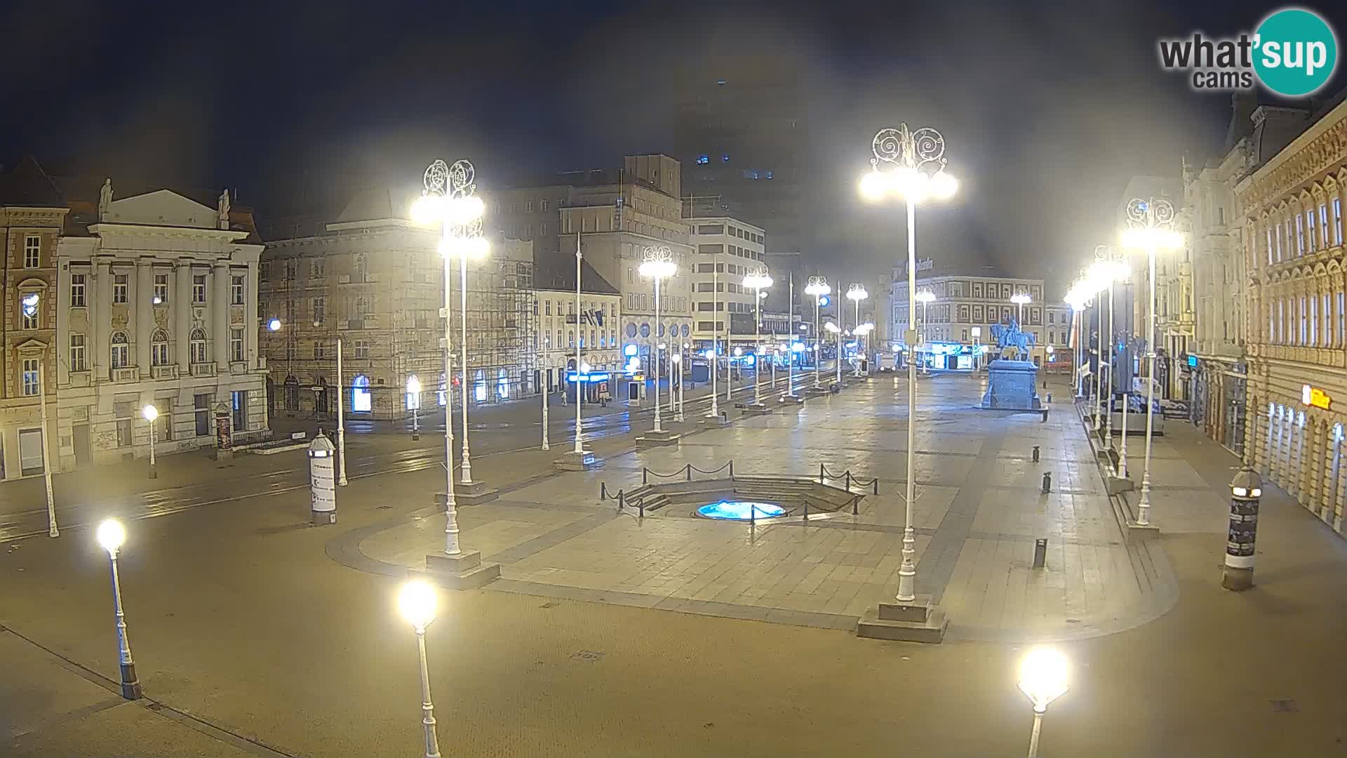 Zagreb Live Webcam Platz Bana Jelačić