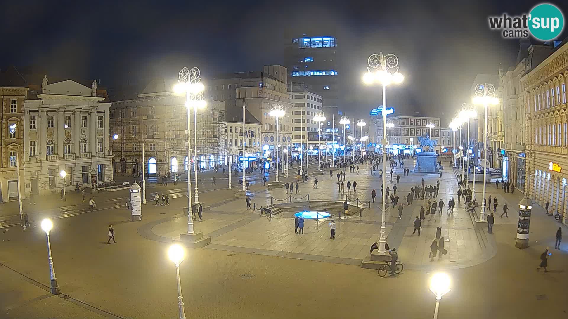 Zagreb camera en vivo plaza Bana Jelačić