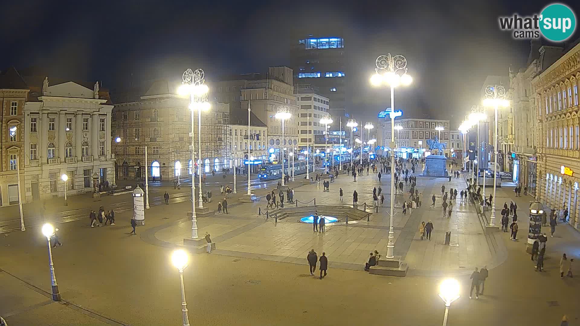 Zagreb camera en vivo plaza Bana Jelačić