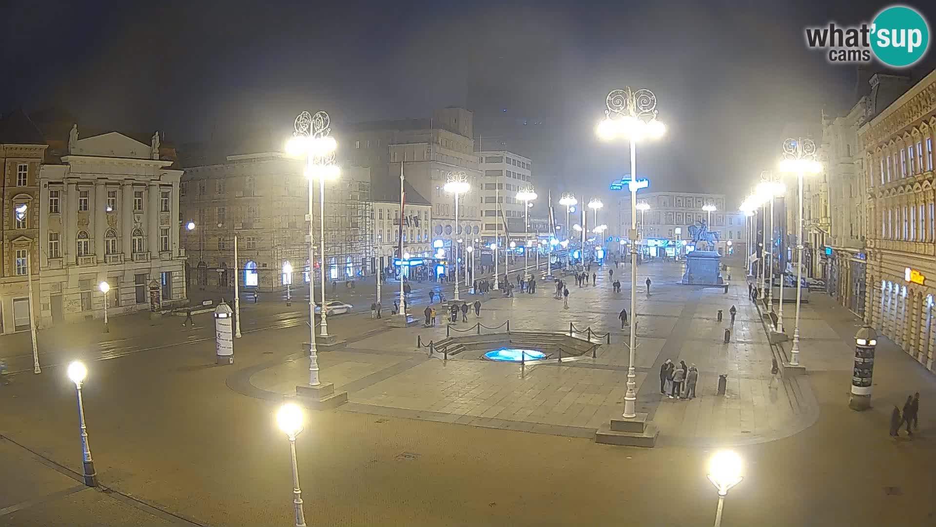 Zagabria Live Webcam piazza Bana Jelačić