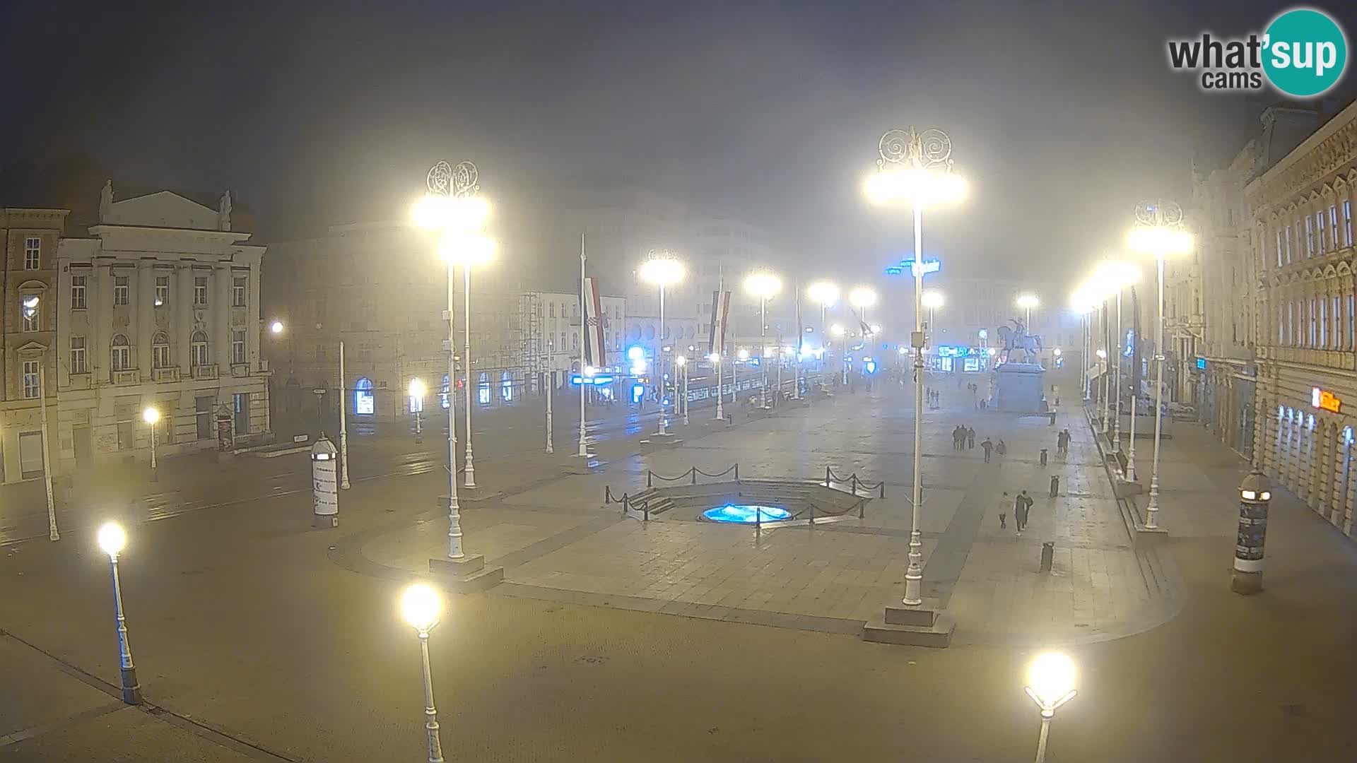 Zagabria Live Webcam piazza Bana Jelačić