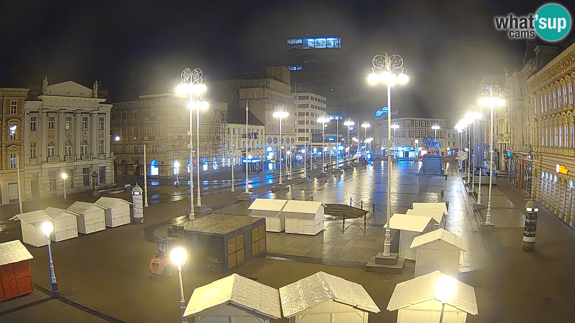 Zagabria Live Webcam piazza Bana Jelačić