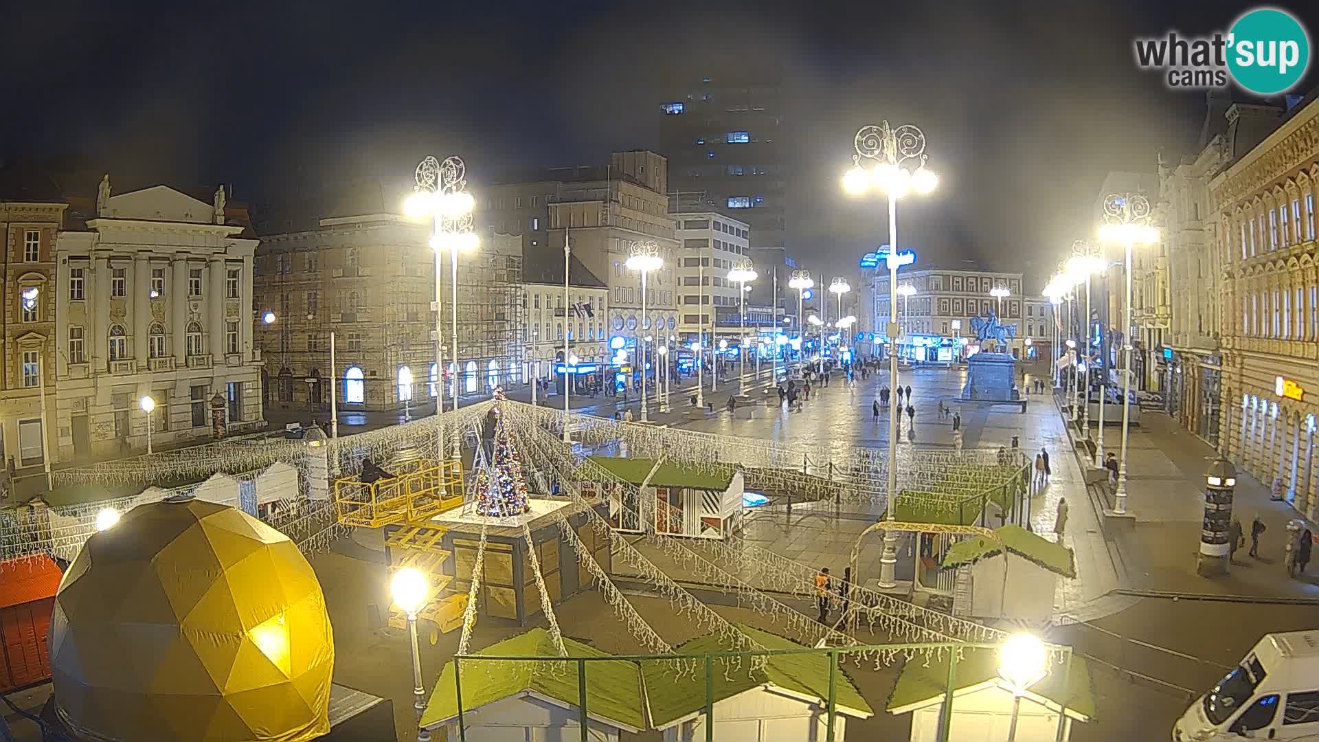 Zagabria Live Webcam piazza Bana Jelačić