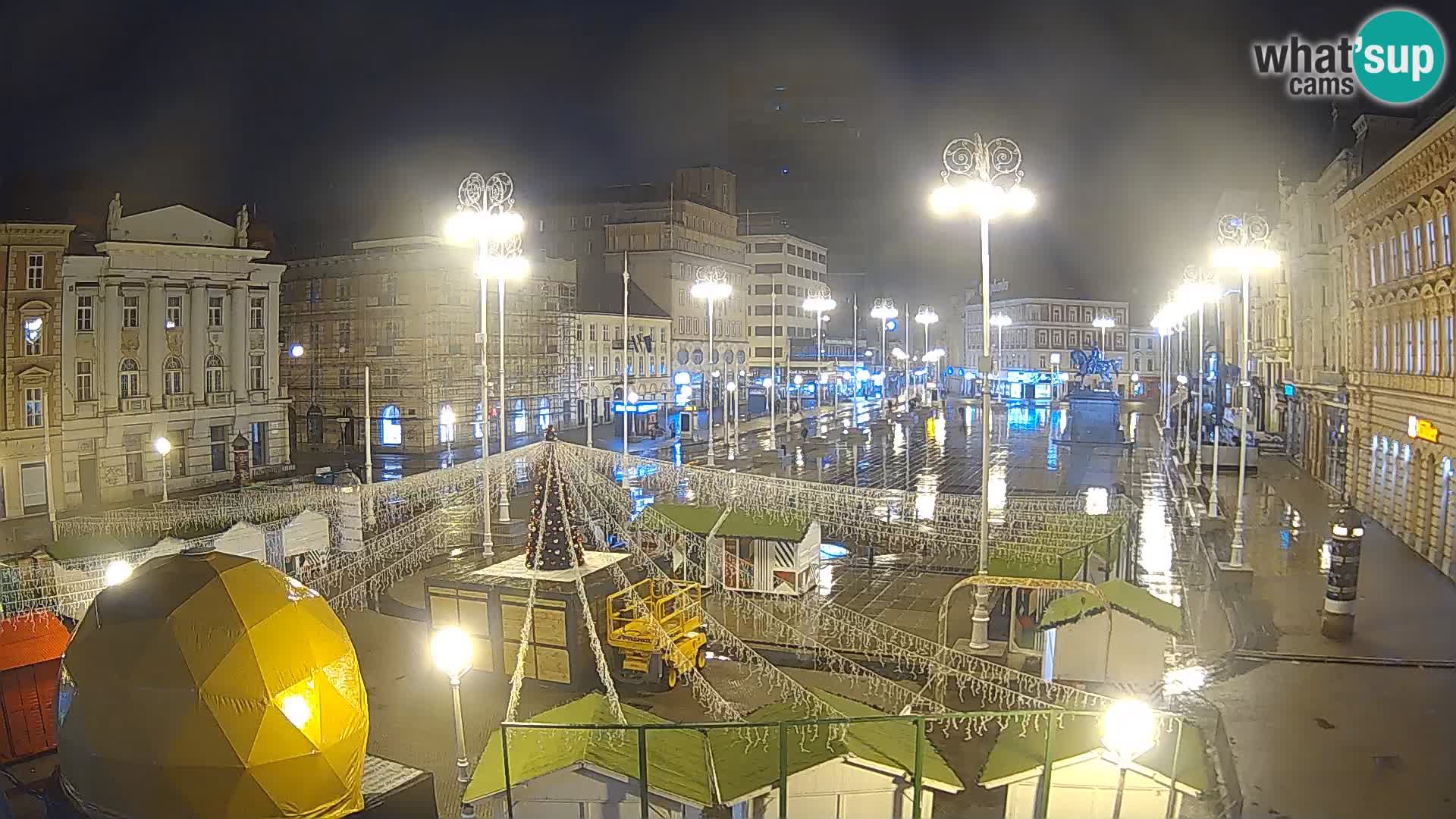 Zagreb Live Webcam Platz Bana Jelačić