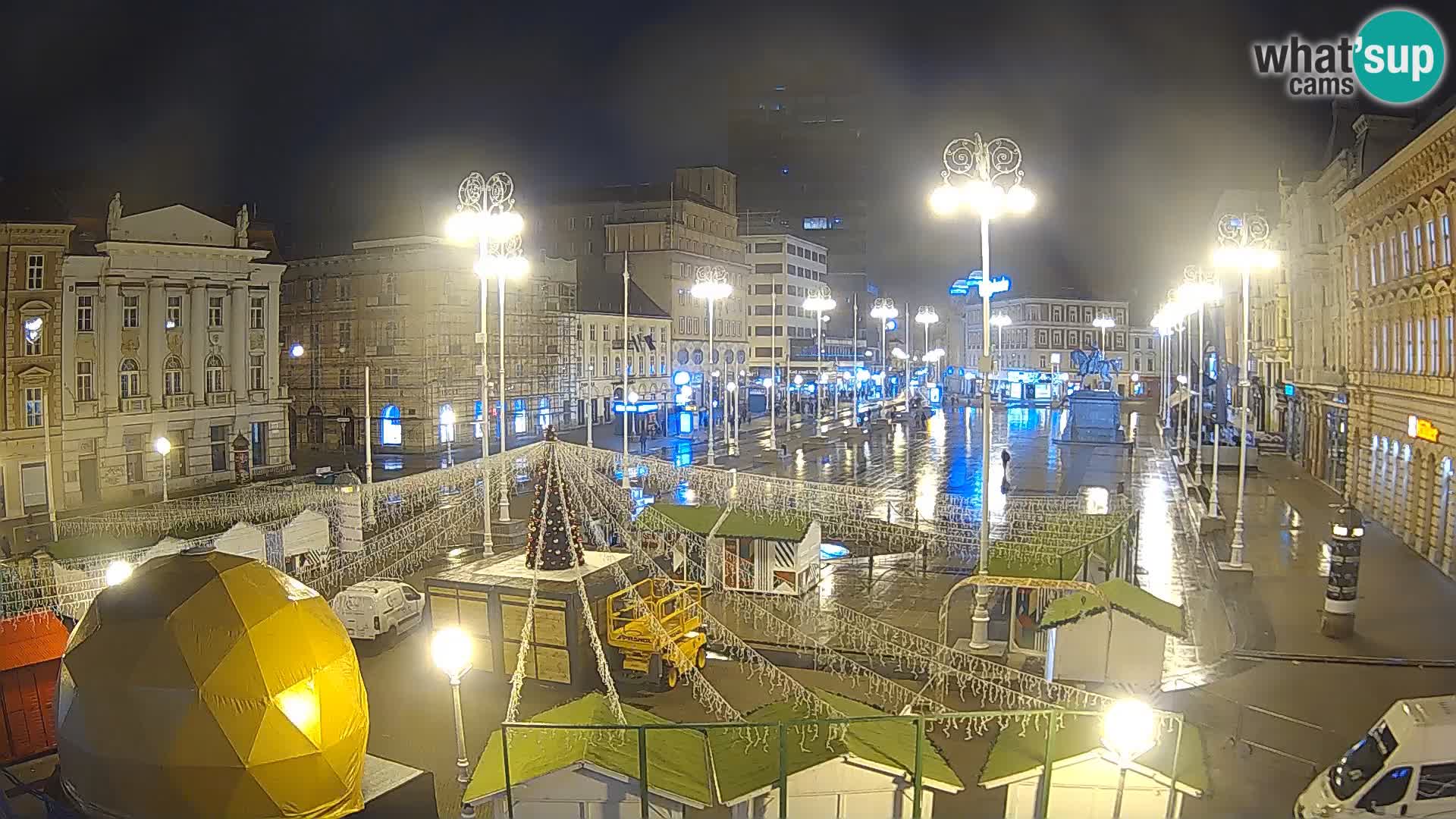 Zagreb Live Webcam Platz Bana Jelačić