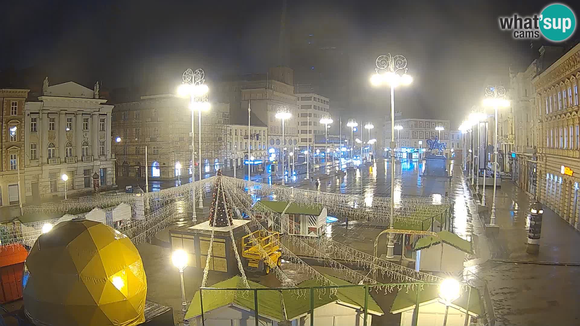 Zagreb Live Webcam Platz Bana Jelačić