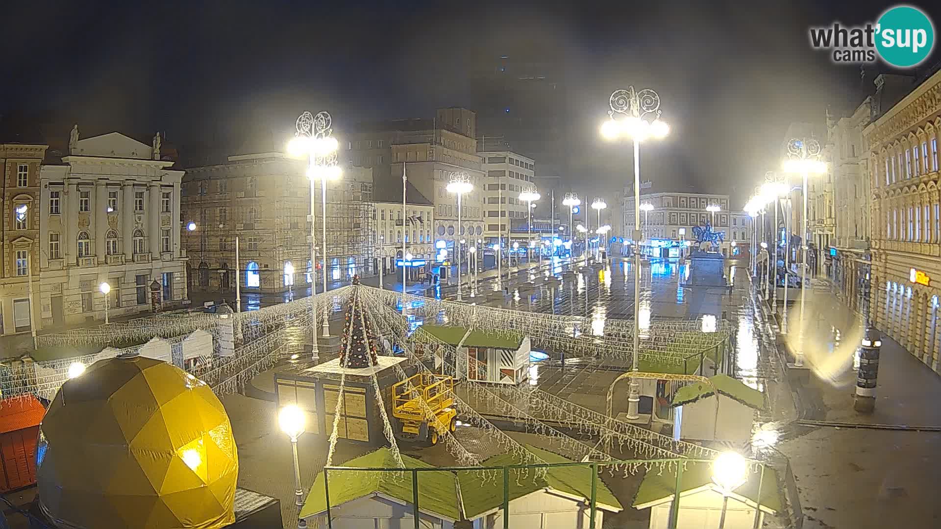 Zagabria Live Webcam piazza Bana Jelačić