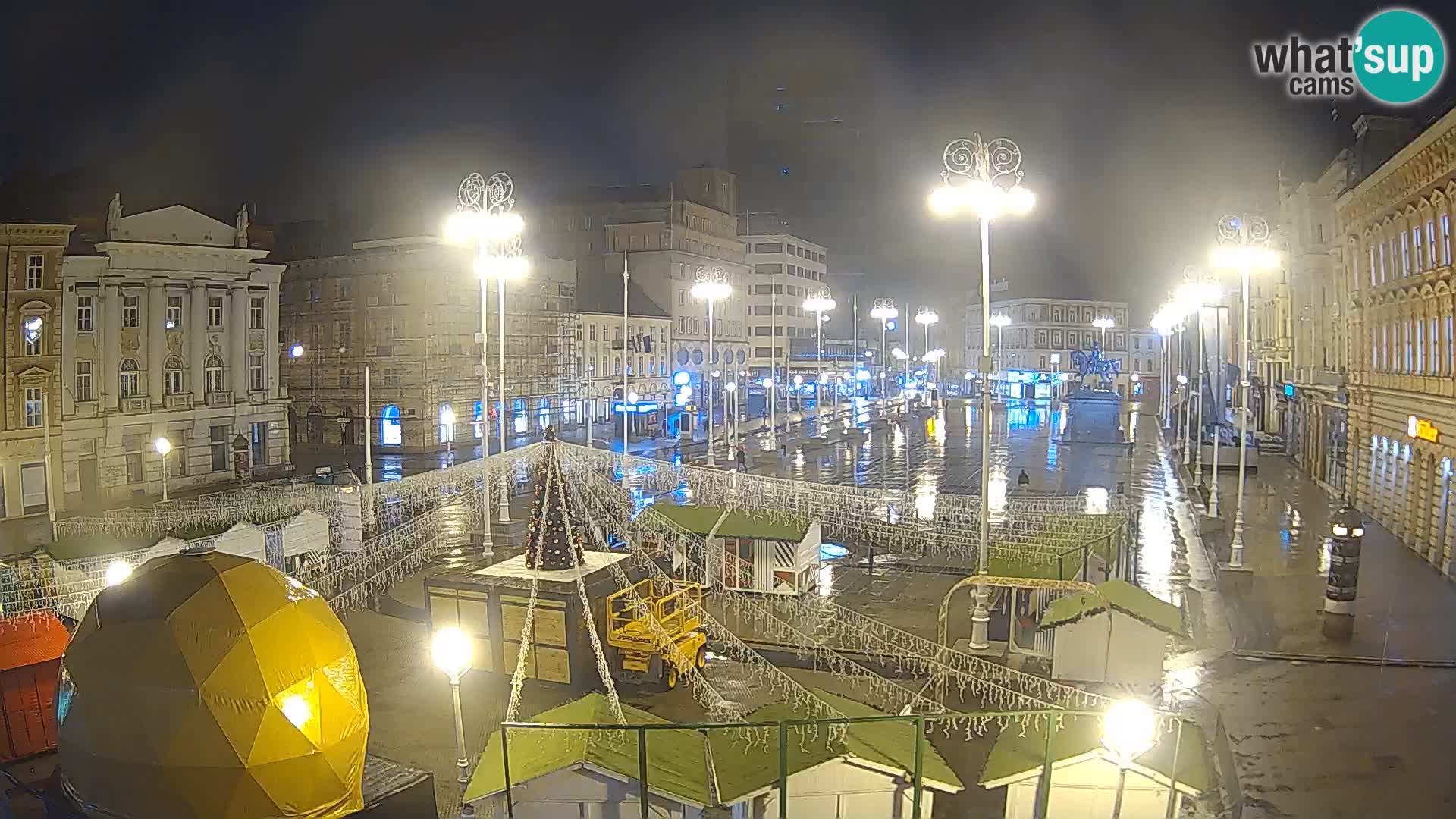 Zagabria Live Webcam piazza Bana Jelačić